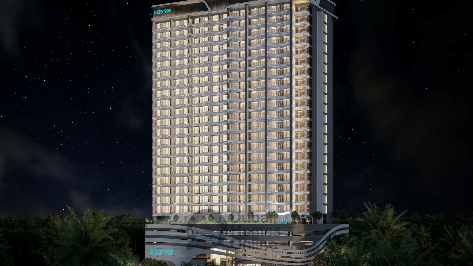 Reef 998 Apartments at Dubai Land Residence Complex + Price and Details