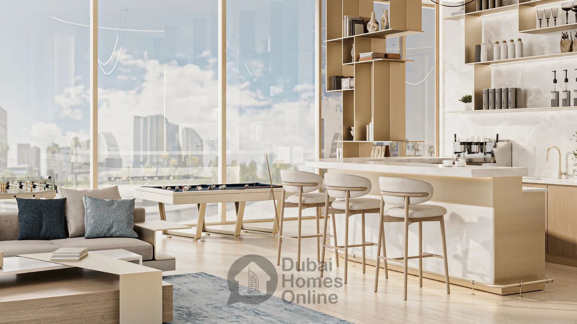 پروژه کوو ادیشن امتیاز: خرید آپارتمان‌ های کاملا مبله در دبی در منطقه دبی‌ لند