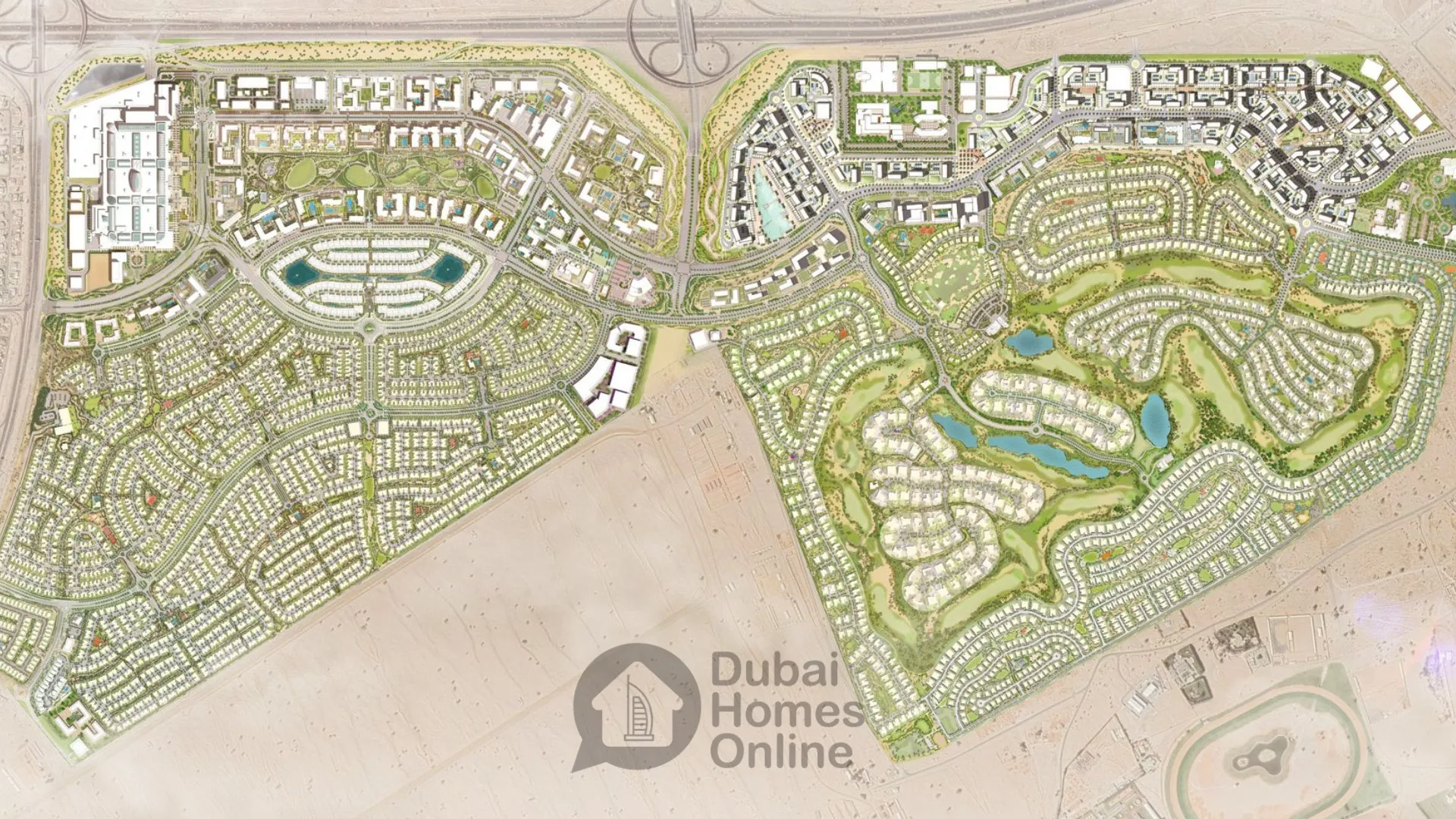 آپارتمان‌های اعمار رزهیل در دبی هیلز استیت + قیمت و جزئیات