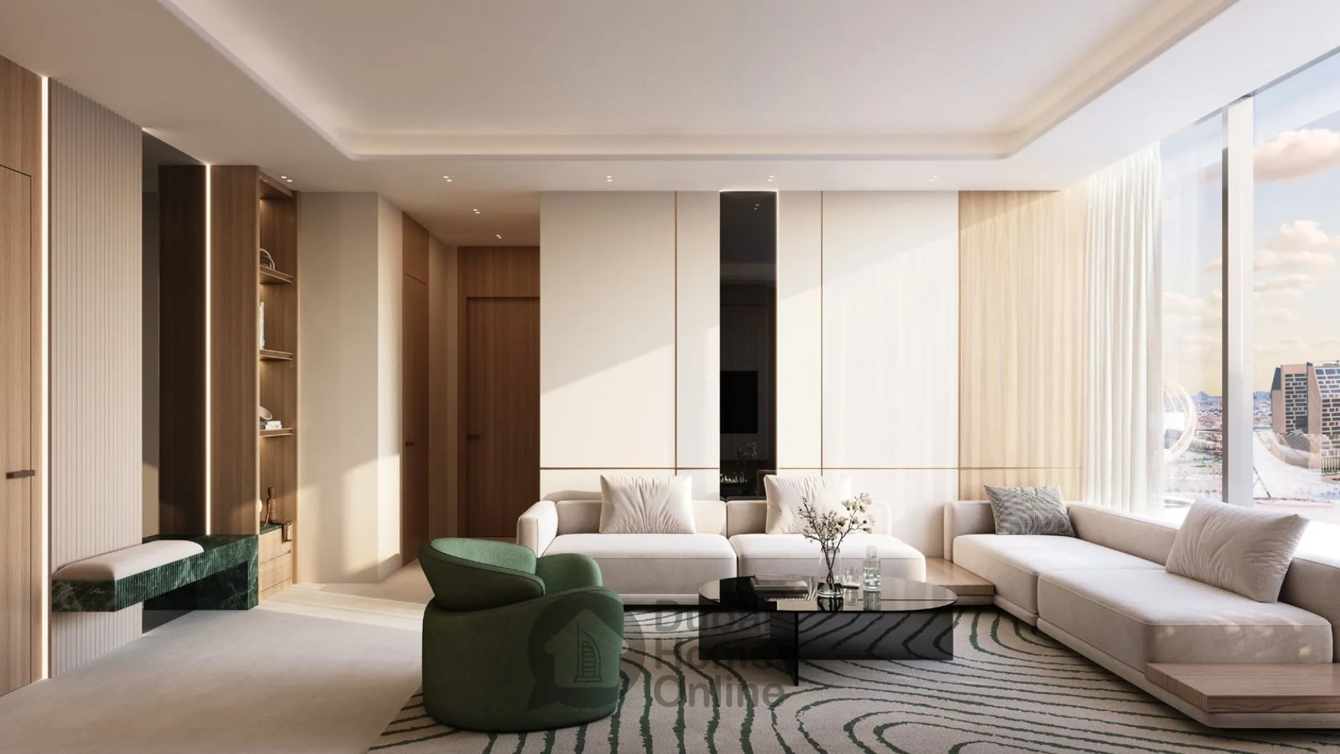 آپارتمان‌های بن غاطی هیلساید در دبی ساینس پارک + قیمت و جزئیات