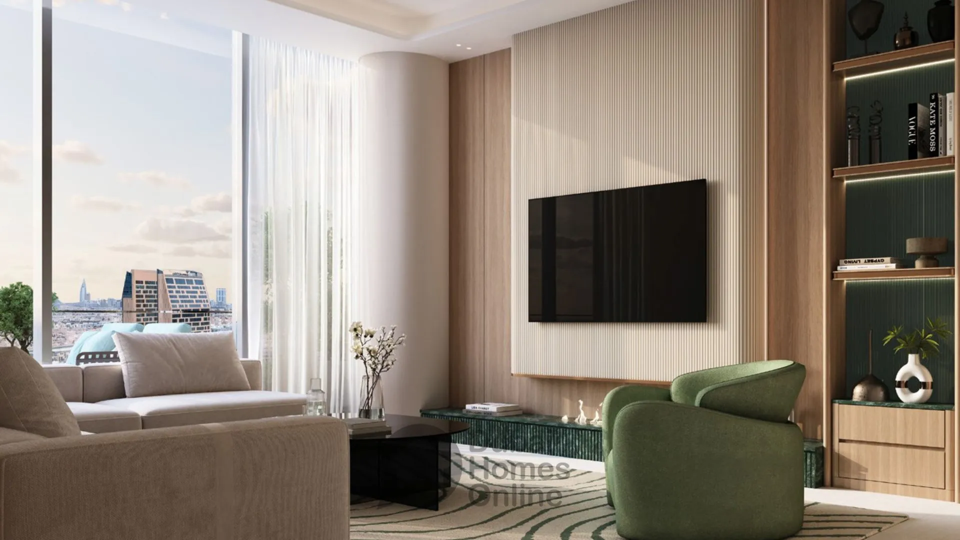 آپارتمان‌های بن غاطی هیلساید در دبی ساینس پارک + قیمت و جزئیات