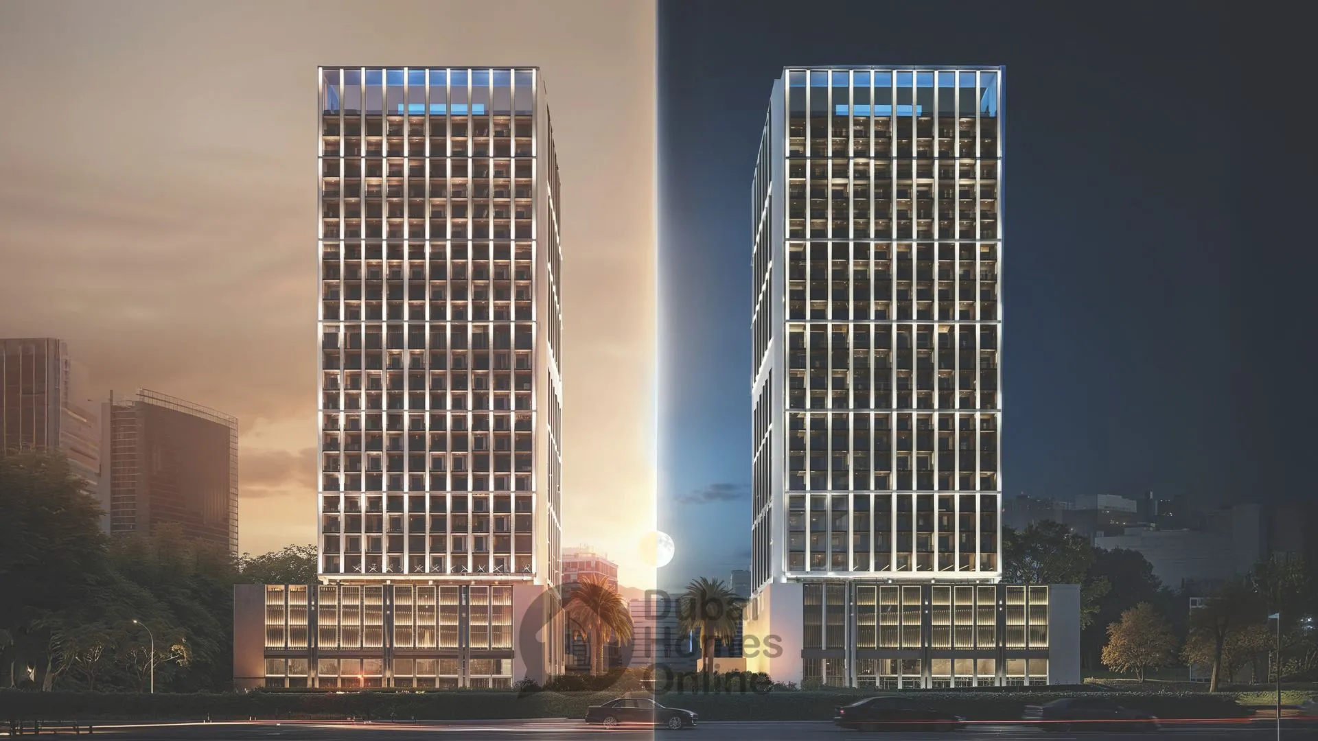 خرید آپارتمان‌های بن غاطی مونلایت در منطقه الجداف دبی 