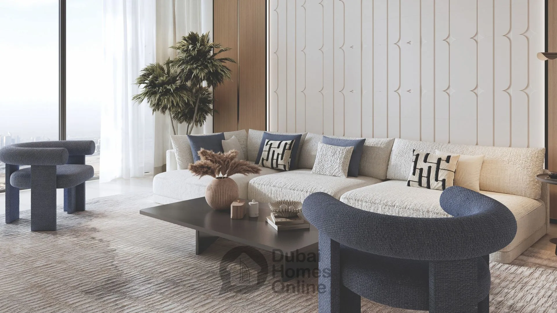 خرید آپارتمان‌های بن غاطی مونلایت در منطقه الجداف دبی 