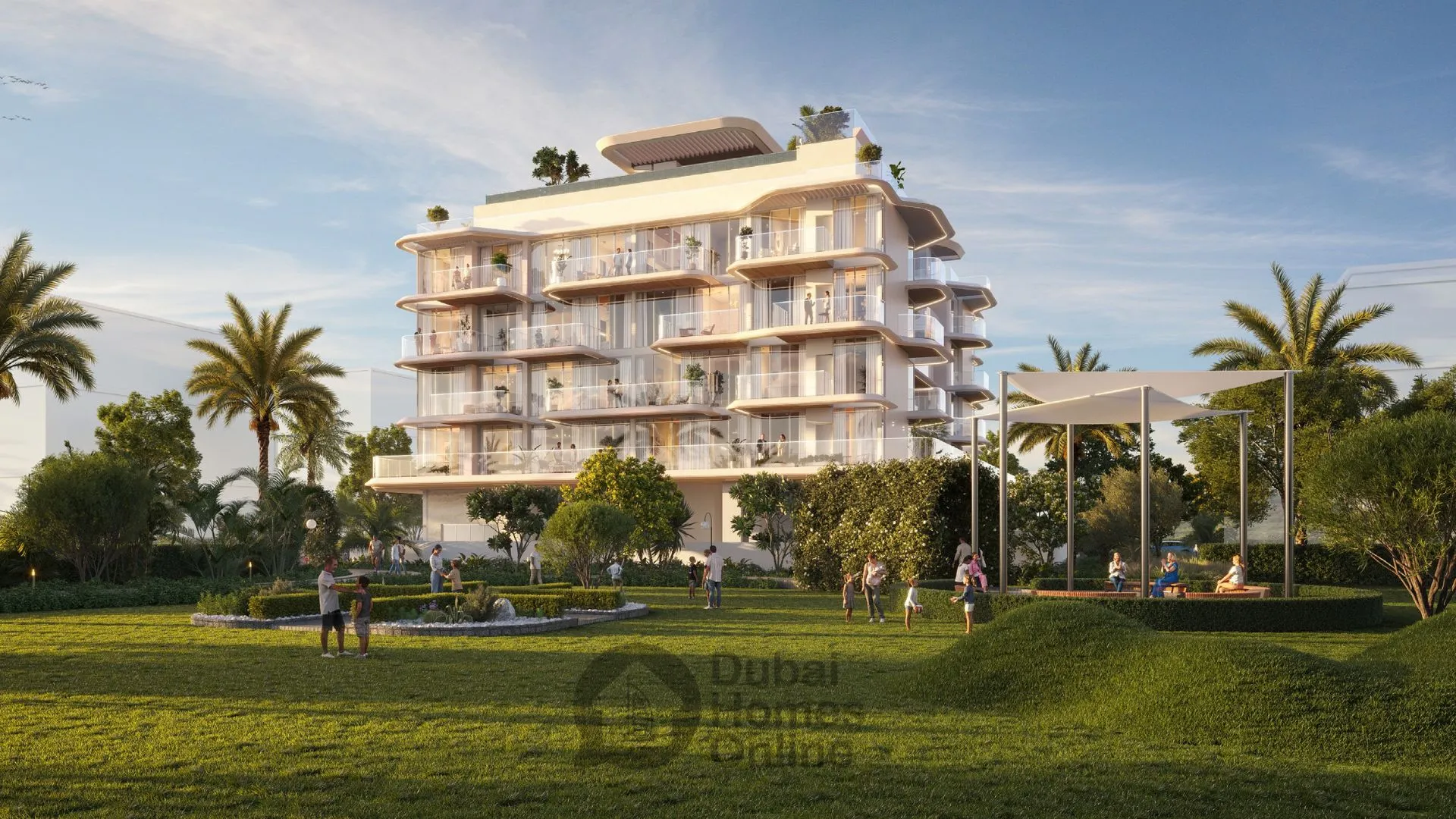 Woodland Crest Apartments in Meydan Dubai + Price And Details