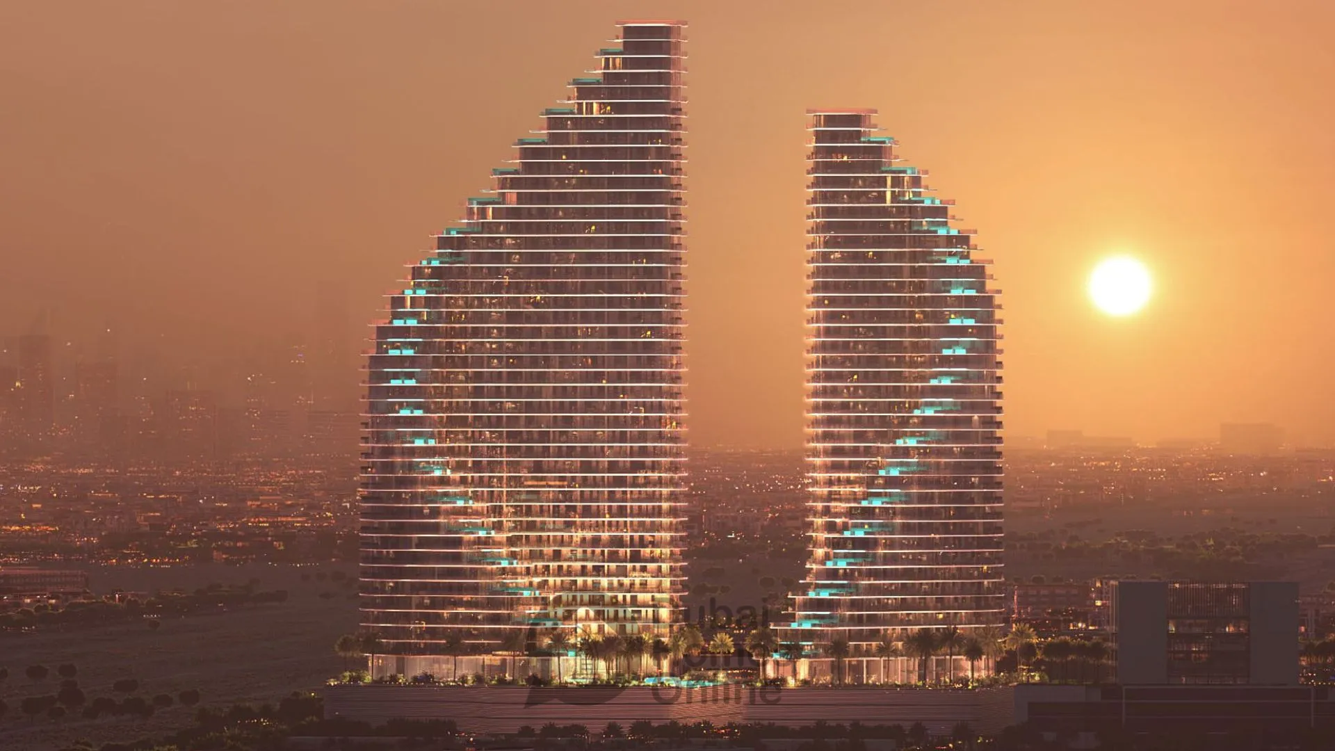 Binghatti Flare Apartments at JVT Dubai + Price And Details