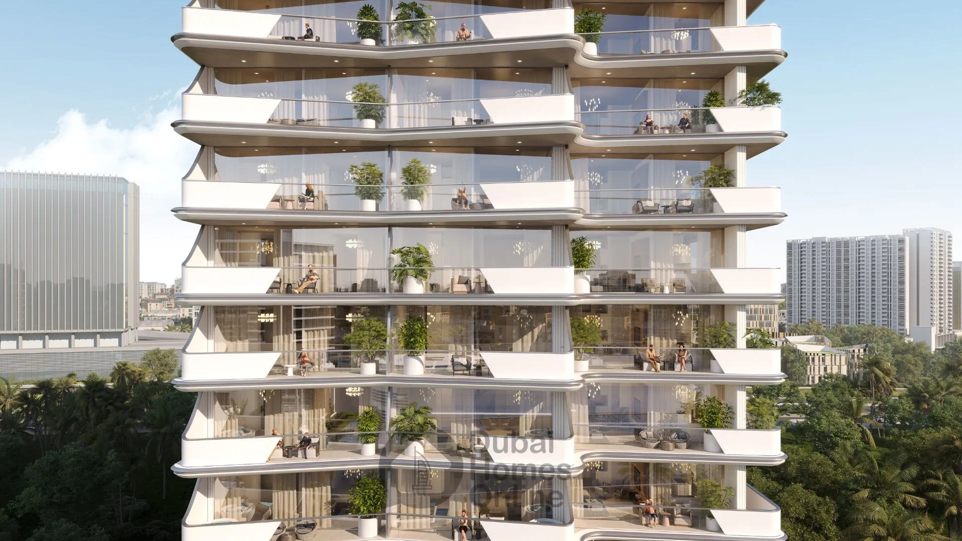 پروژه کوو ادیشن امتیاز: خرید آپارتمان‌ های کاملا مبله در دبی در منطقه دبی‌ لند