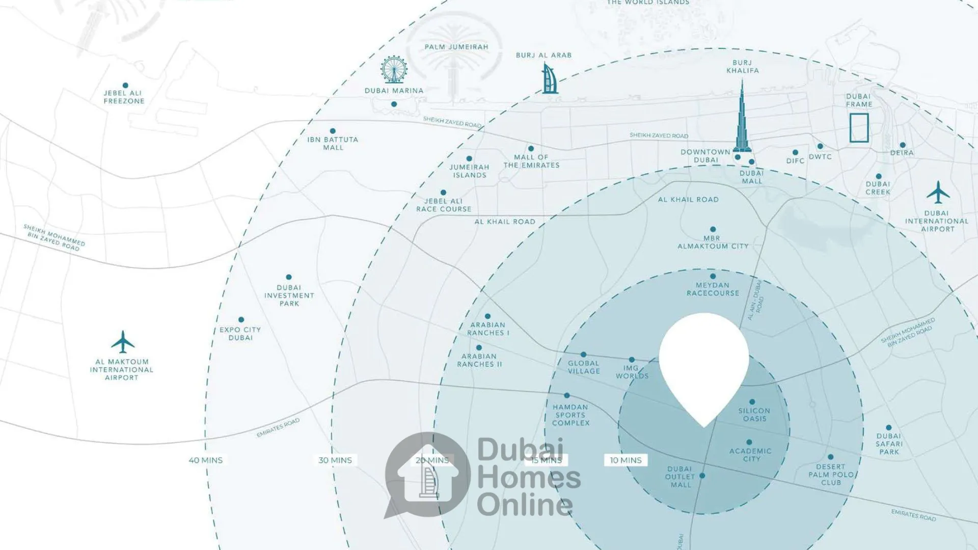 شقق فلوريا أواسيس للبيع في دبي لاند ريزيدنس + السعر والتفاصيل