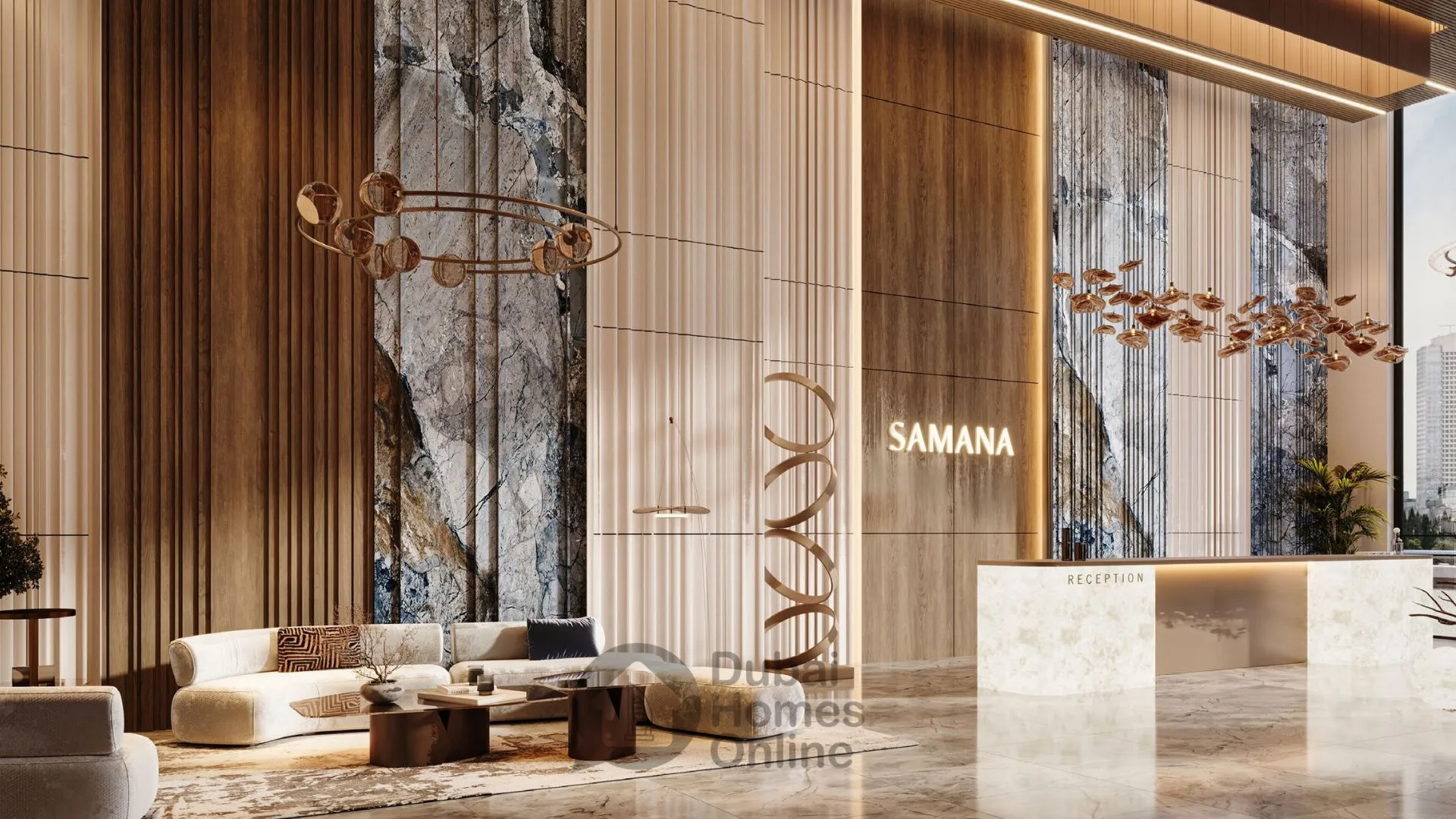 شقق سمانا سكاي فيوز في مدينة دبي للإنتاج + السعر و التفاصيل