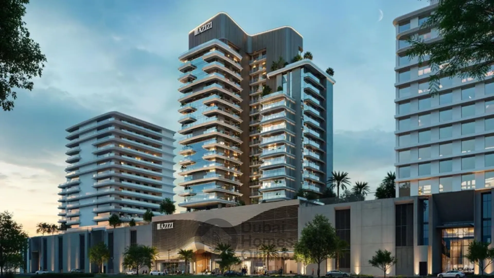 آپارتمان‌های عزیزی دیوید در الجداف دبی + قیمت و جزئیات