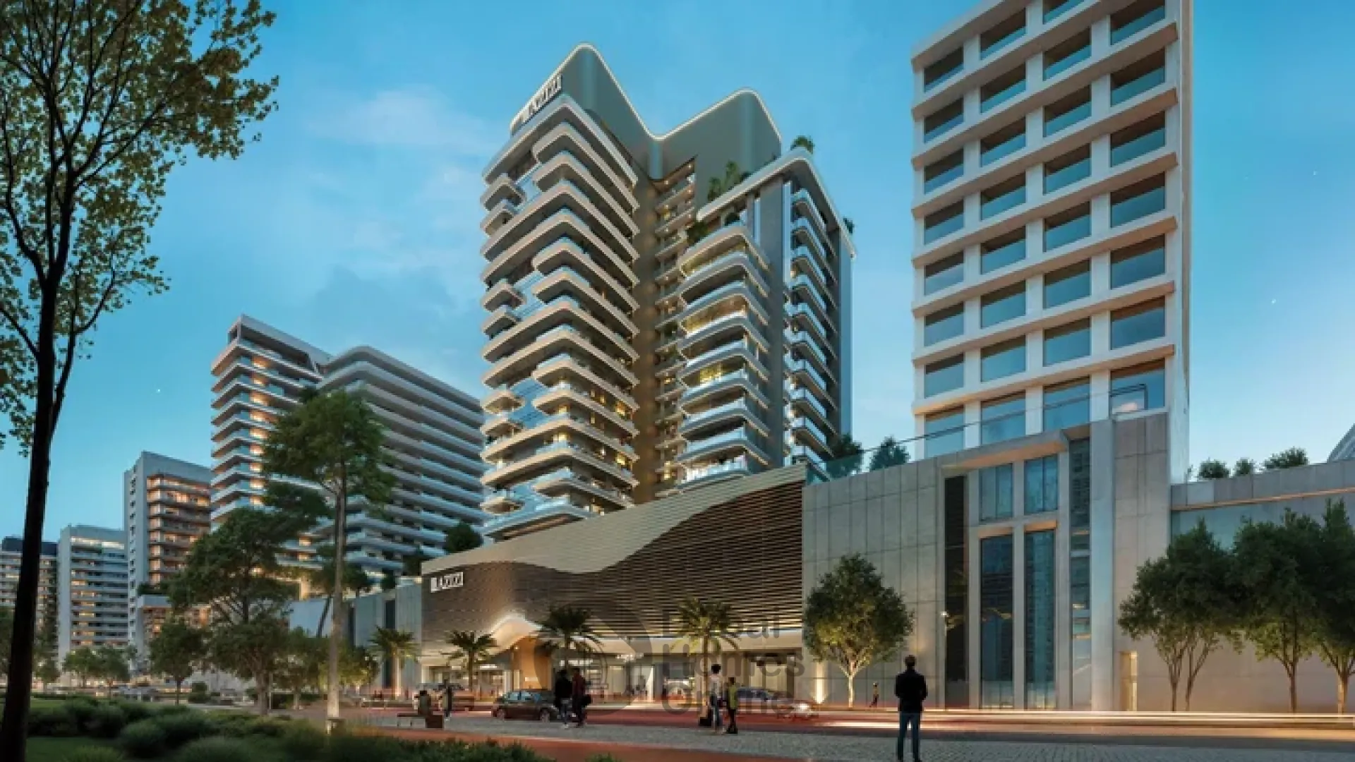 آپارتمان‌های عزیزی دیوید در الجداف دبی + قیمت و جزئیات