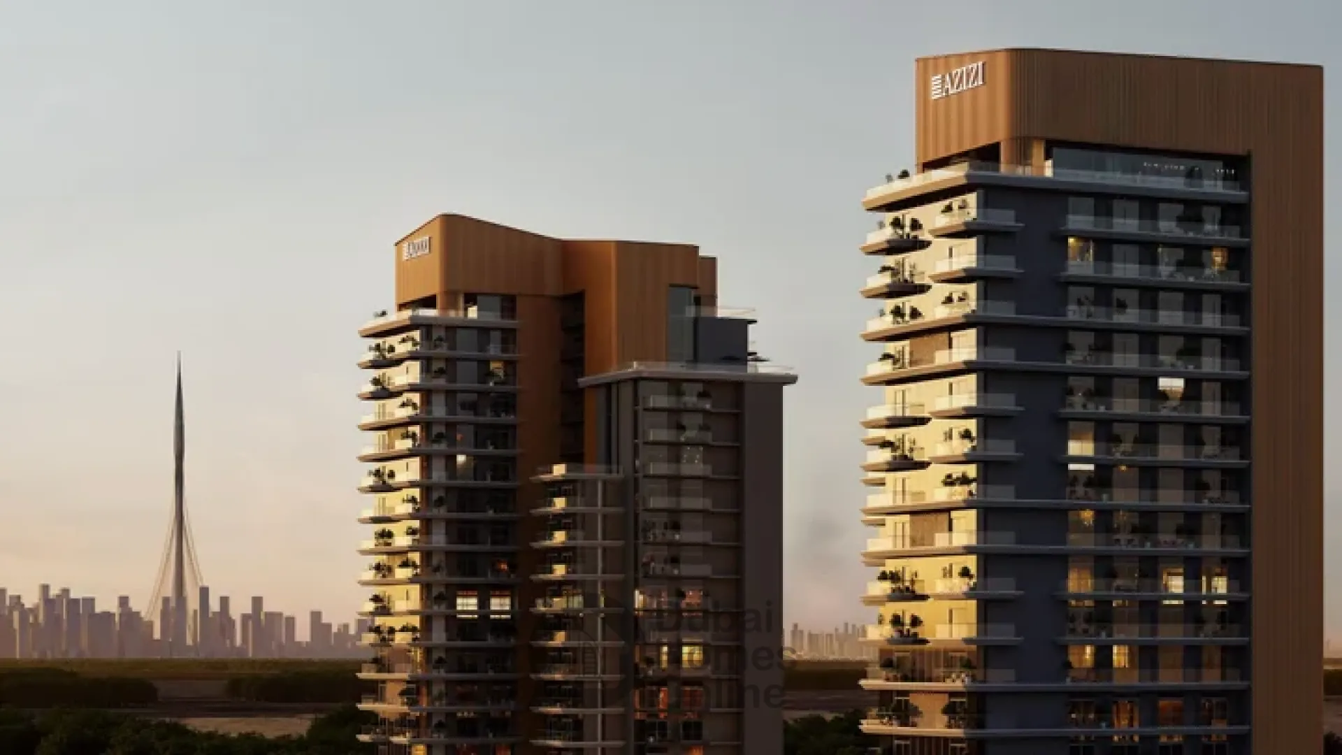 آپارتمان‌های عزیزی دیوید در الجداف دبی + قیمت و جزئیات