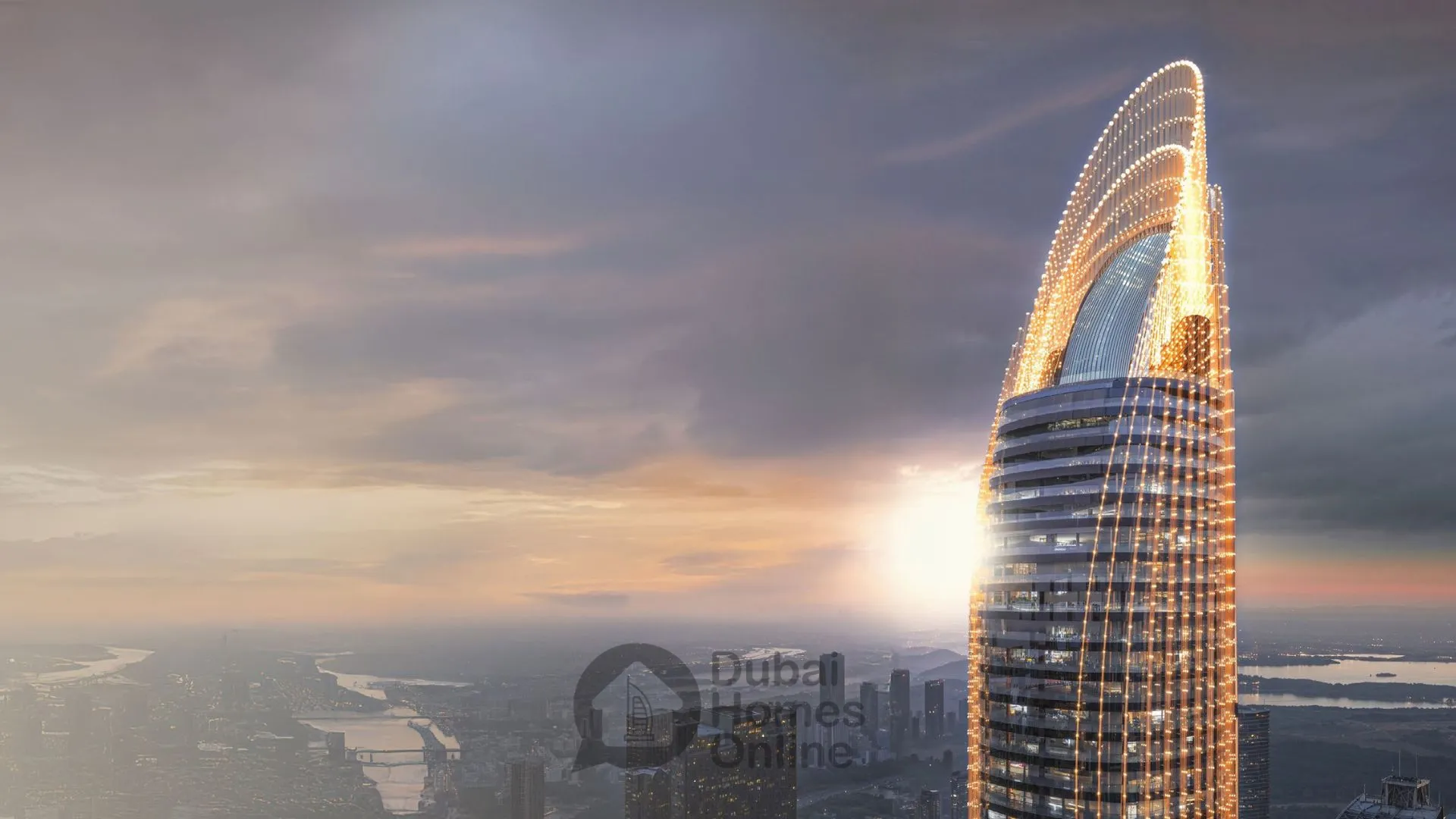 آپارتمان‌های بن غاطی اسکای بلید برای خرید در داون تاون دبی