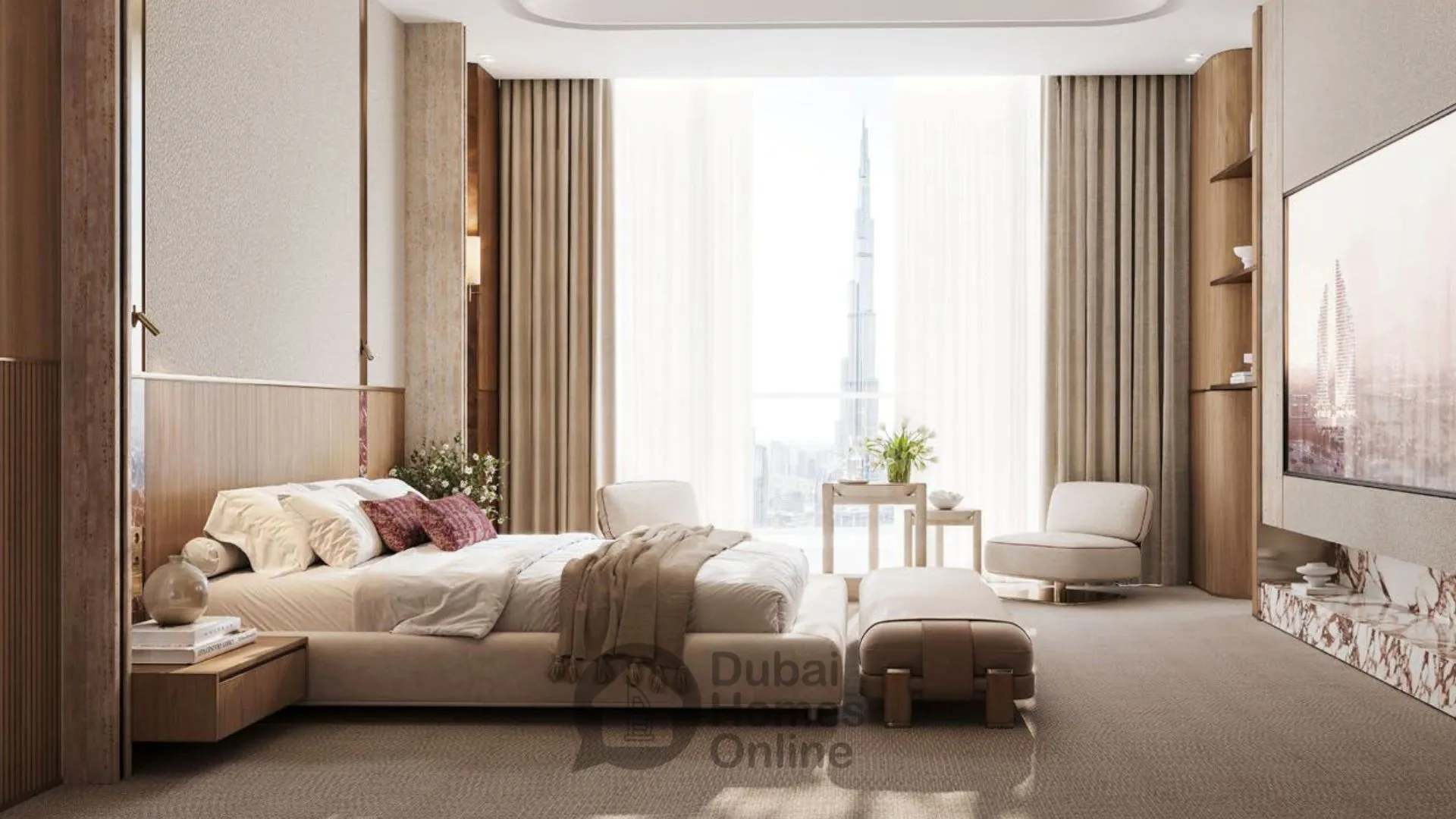 آپارتمان‌های بن غاطی اسکای بلید برای خرید در داون تاون دبی