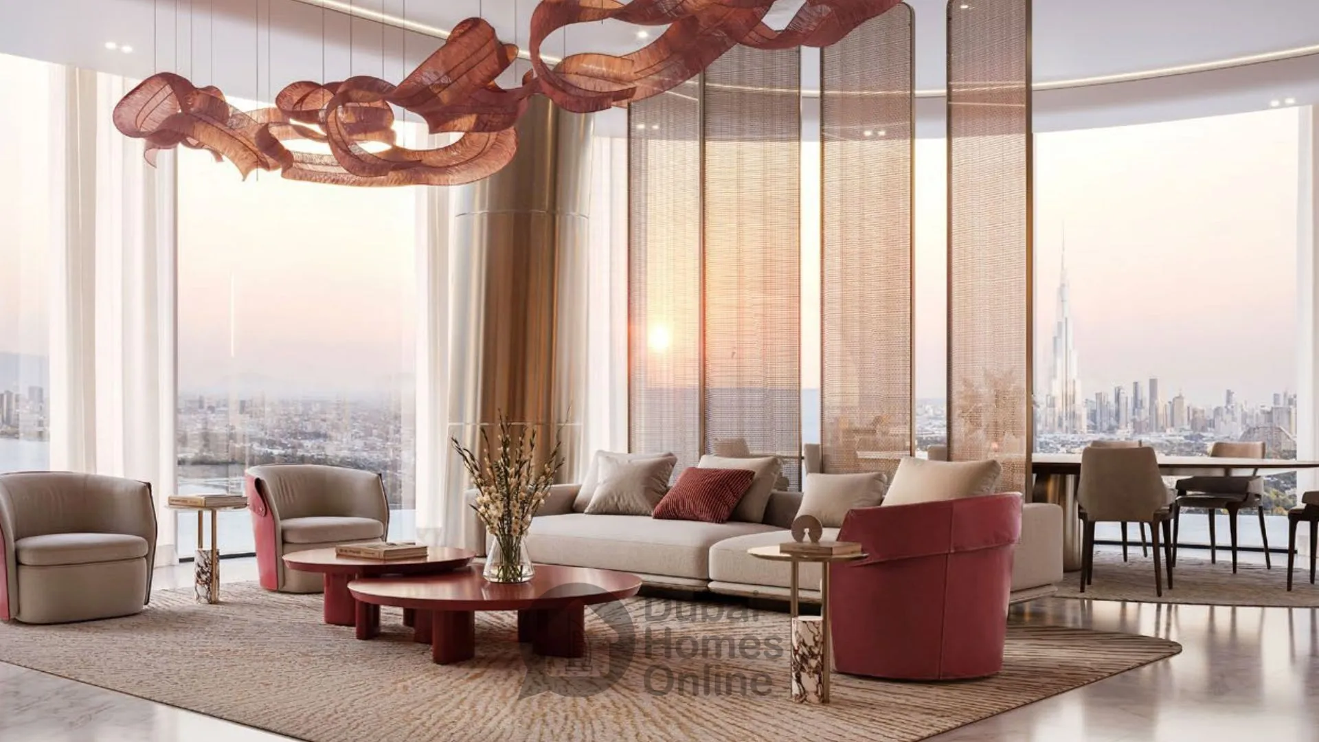 آپارتمان‌های بن غاطی اسکای بلید برای خرید در داون تاون دبی