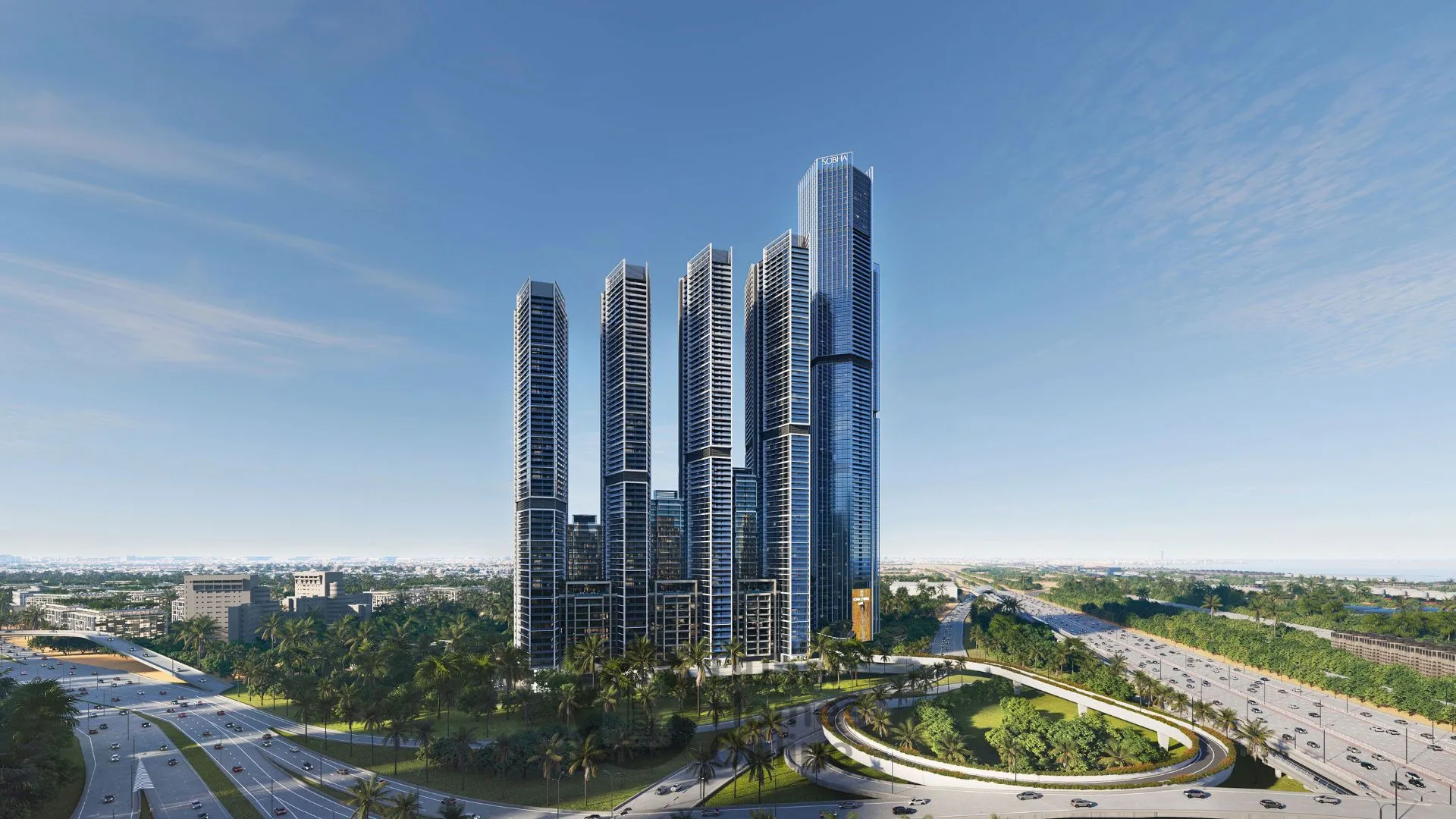 شقق ذا ترانكويل للبيع في شوبا سنترال بشارع الشيخ زايد، دبي