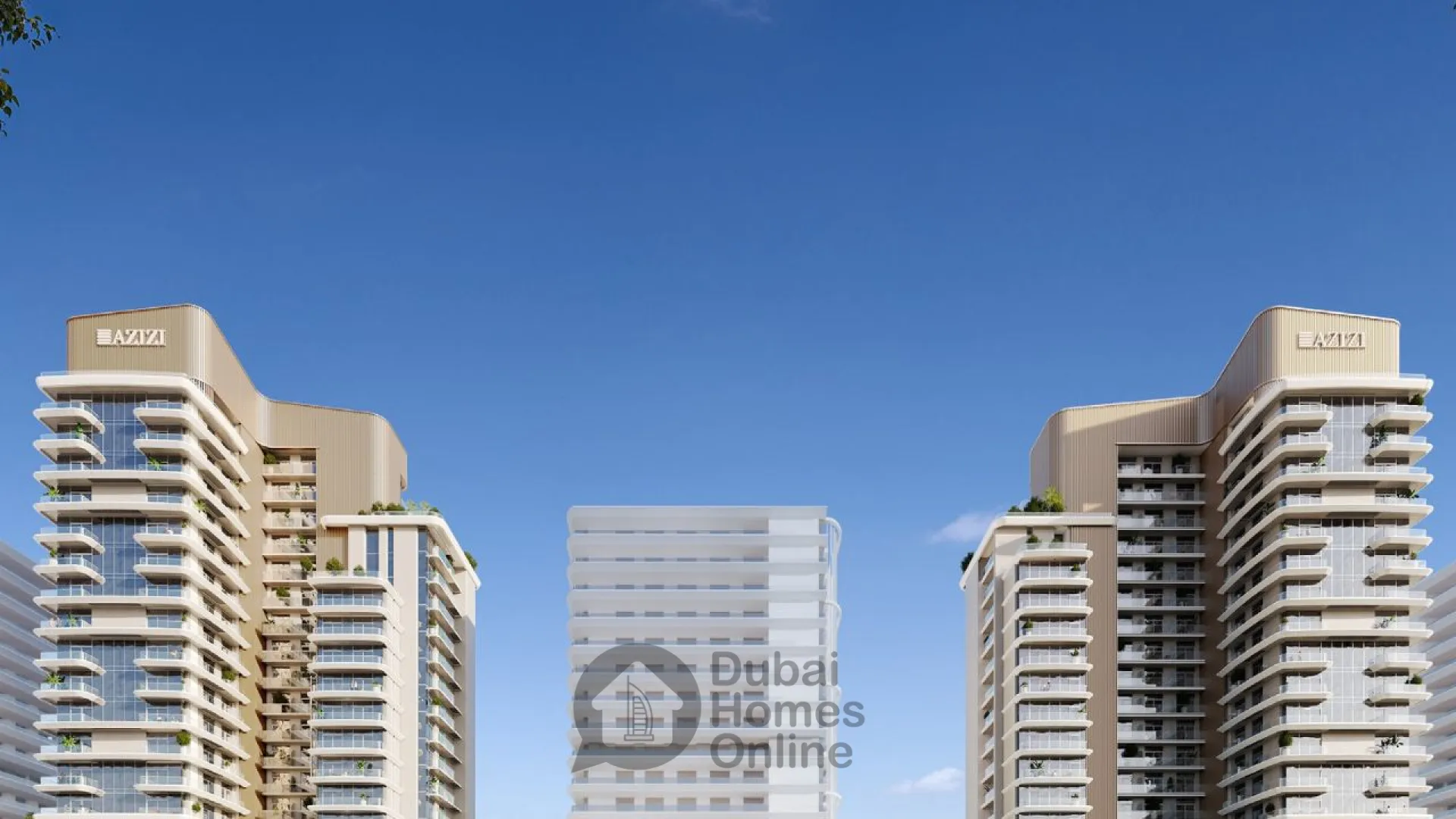 خرید آپارتمان‌ در پروژه عزیزی لیلی در منطقه الجداف دبی