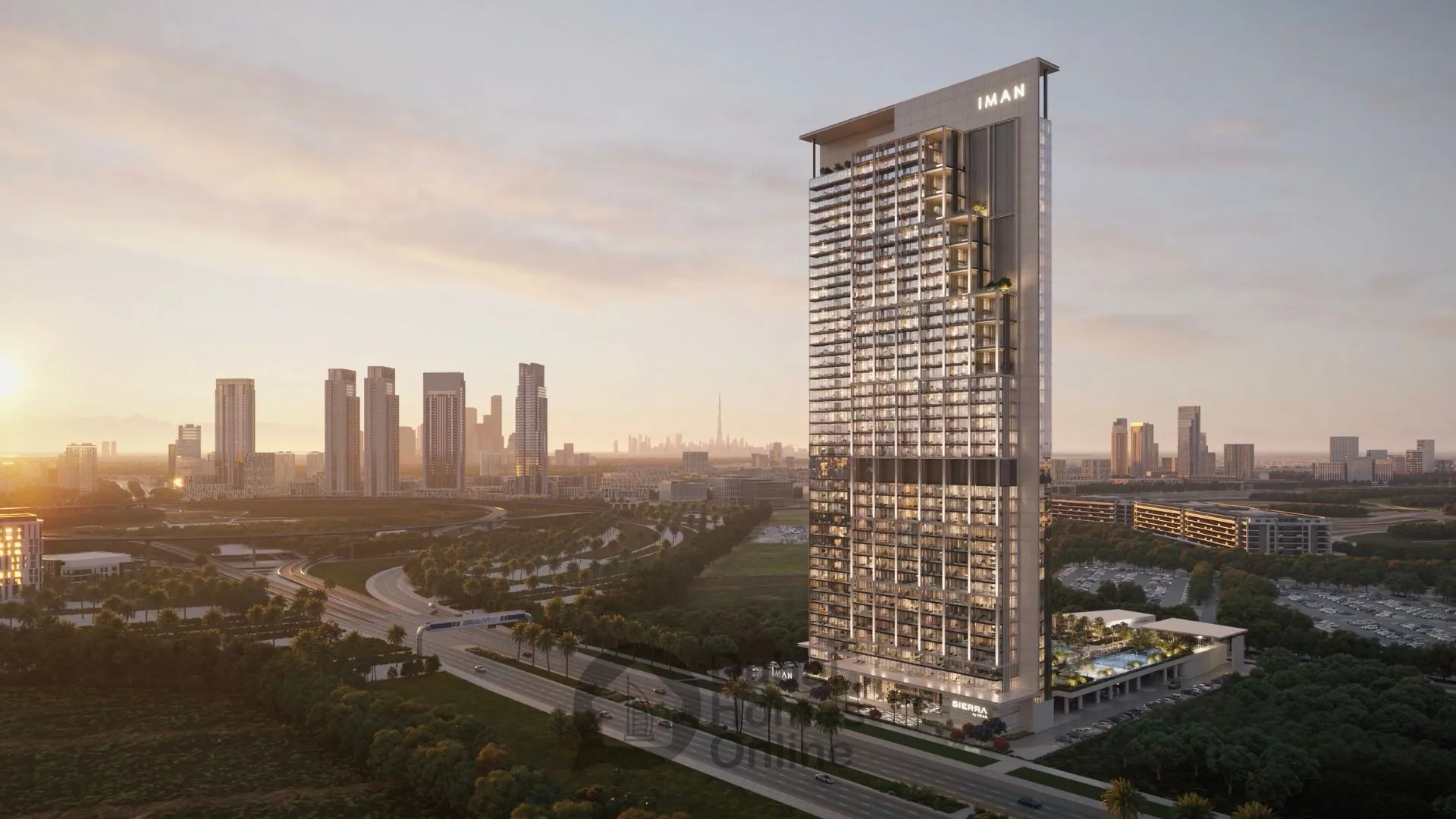 مشروع شقق سييرا من إيمان للبيع في موتور سيتي دبي