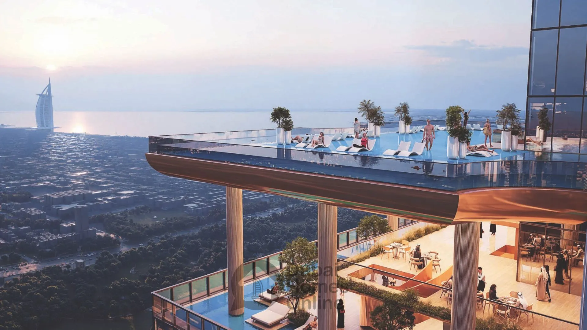 مشروع شقق شوبا سكاي باركس للبيع في الخليج التجاري بدبي