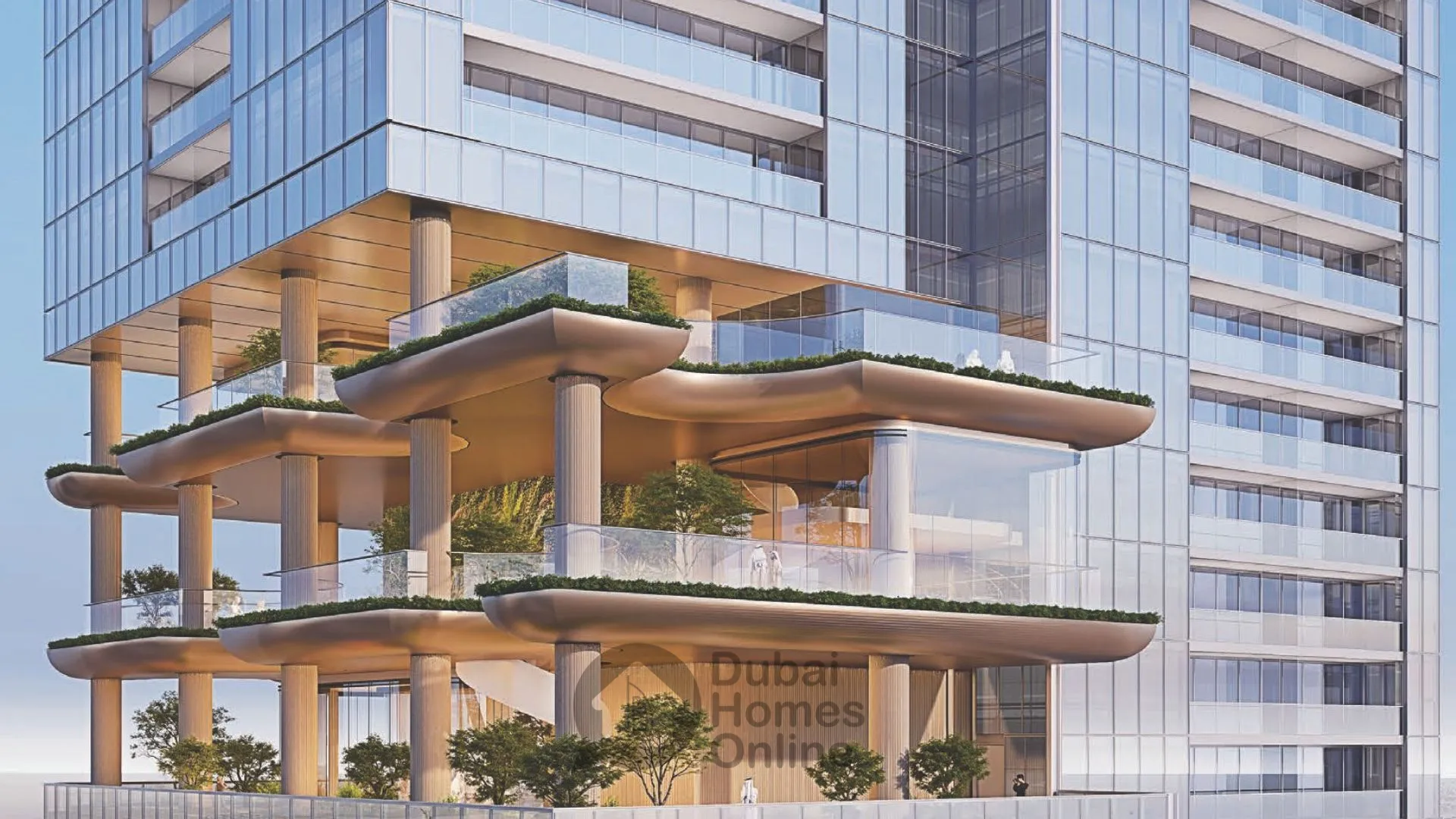 مشروع شقق شوبا سكاي باركس للبيع في الخليج التجاري بدبي