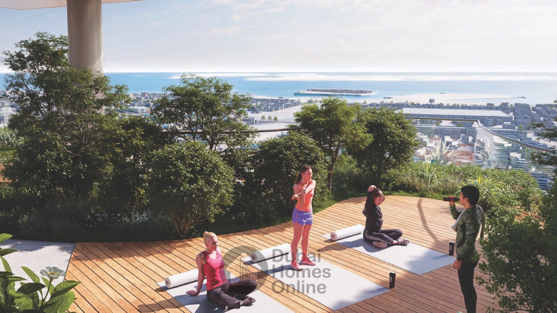 مشروع شقق شوبا سكاي باركس للبيع في الخليج التجاري بدبي