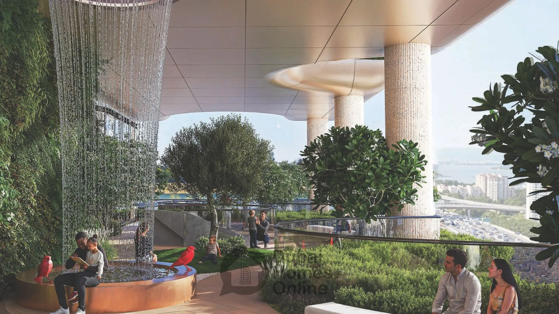 مشروع شقق شوبا سكاي باركس للبيع في الخليج التجاري بدبي