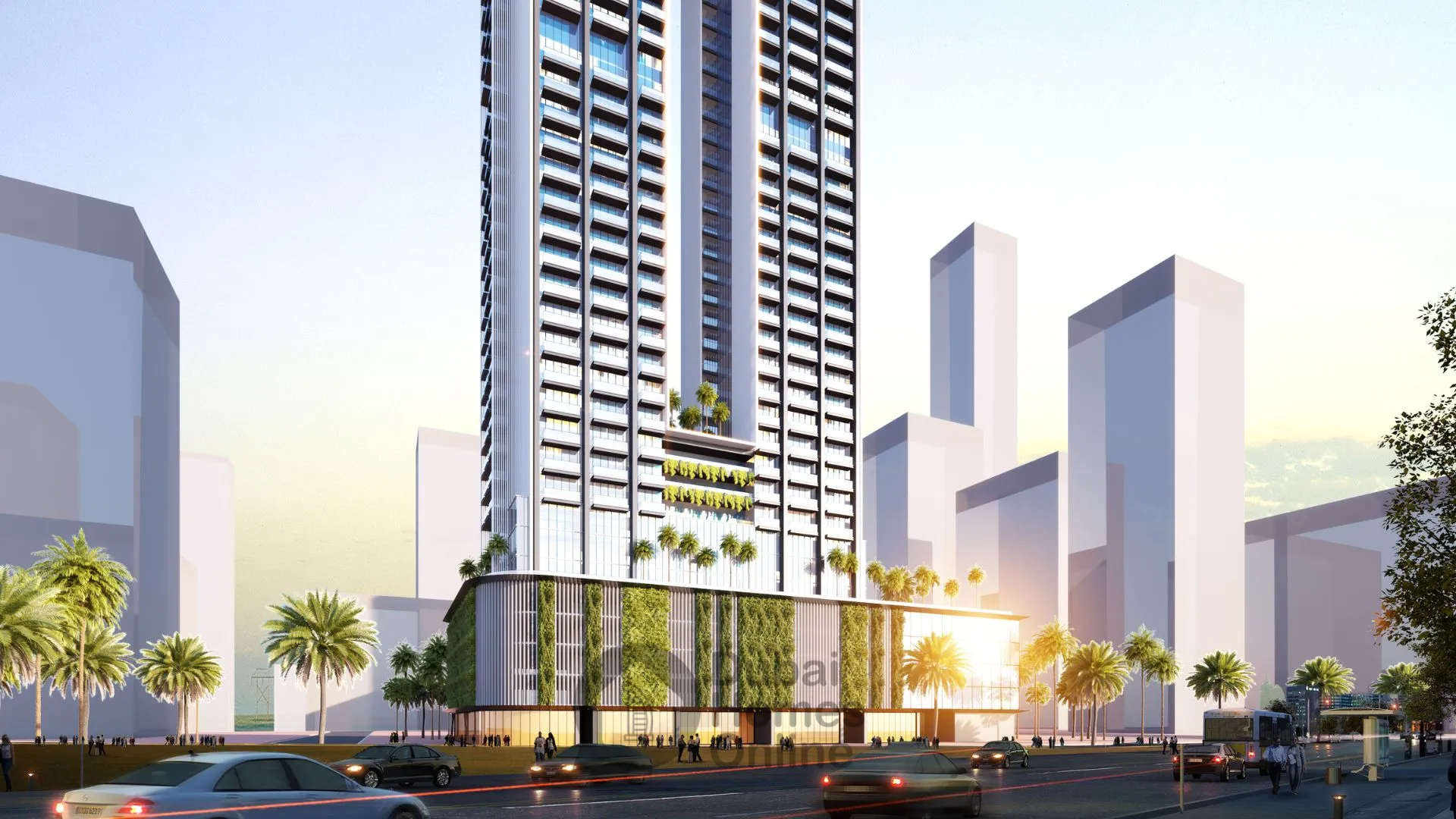 خرید آپارتمان‌ در برج اسکای گیت تایگر در جی وی تی دبی