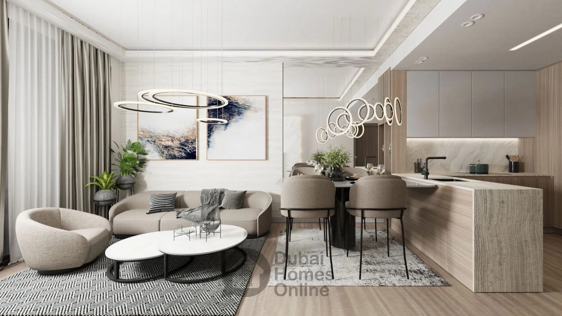 خرید آپارتمان در پروژه ترافورد رزیدنسز در دبی ساوت