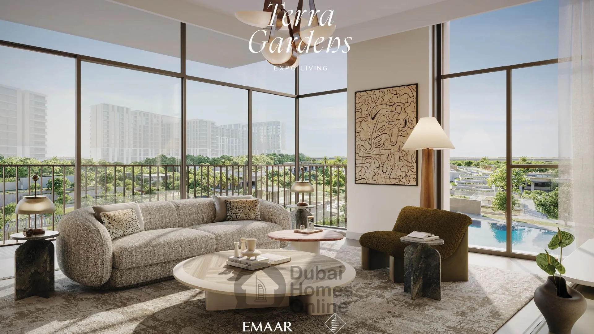 شقق وتاون هاوس تيرا جاردنز من إعمار للبيع في إكسبو ليفينج دبي