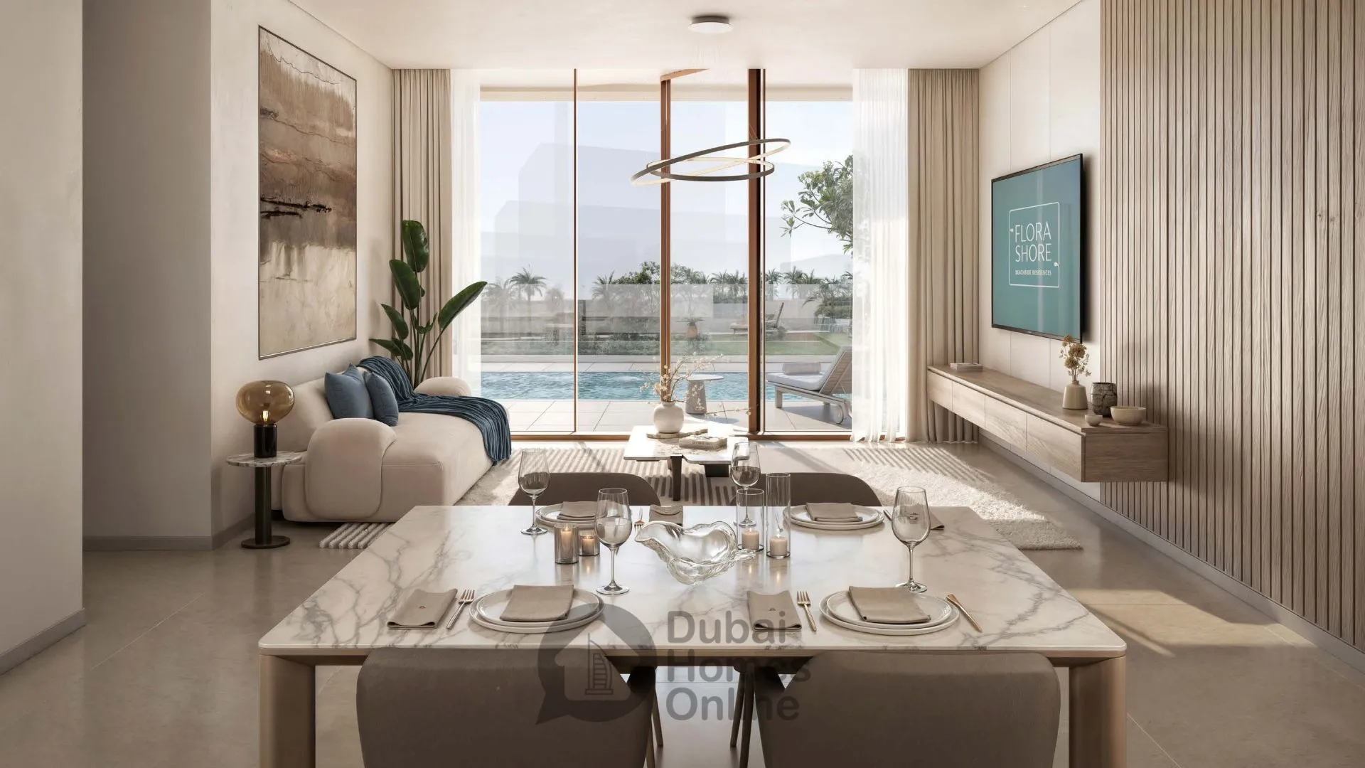 Flora Shore Apartments For Sale in Dubai Islands