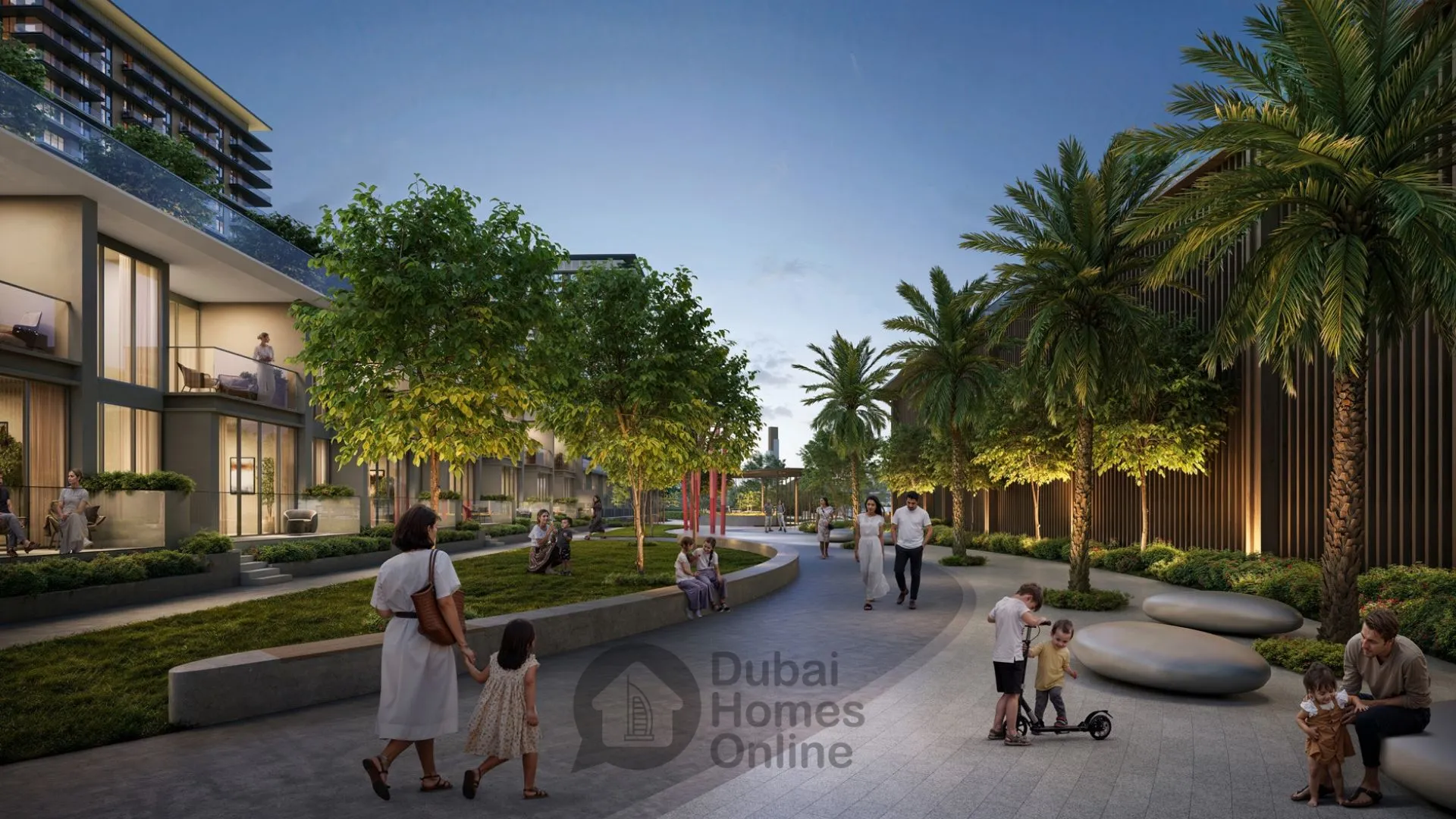 بالاس ريزيدنسز هيلسايد من إعمار للبيع في دبي هيلز استيت