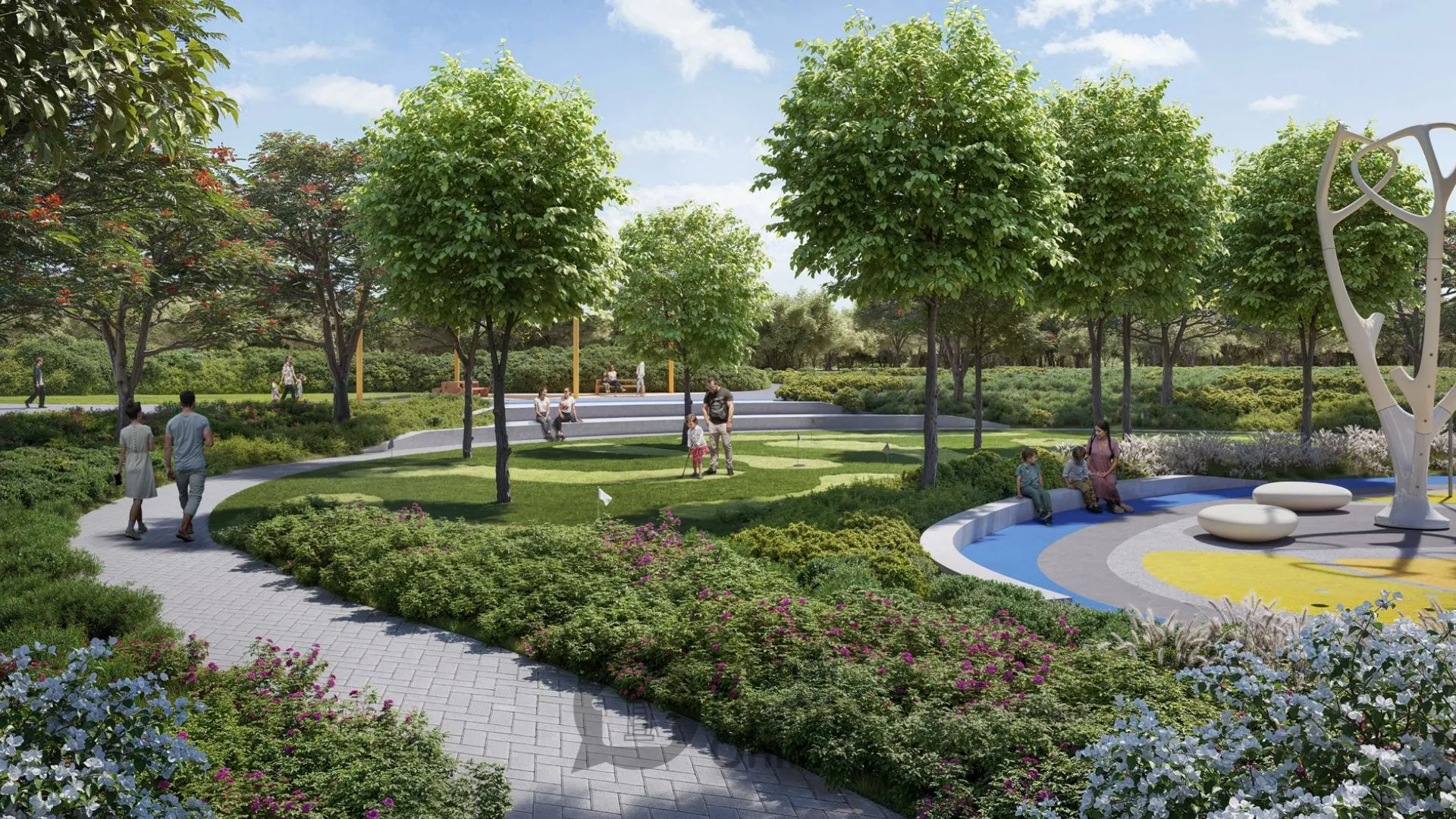 بالاس ريزيدنسز هيلسايد من إعمار للبيع في دبي هيلز استيت