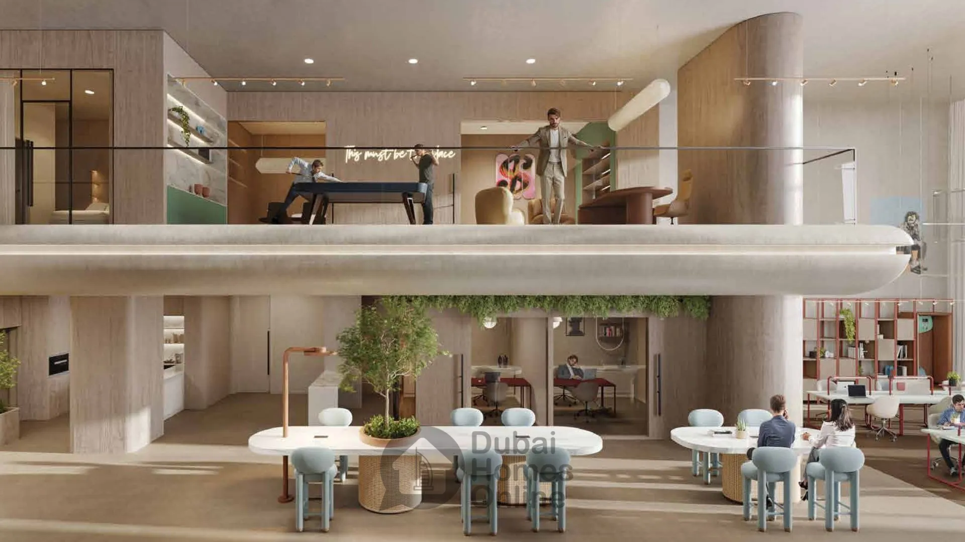 مكاتب اتش كيو من روف من شركة إرث للبيع في الخليج التجاري دبي