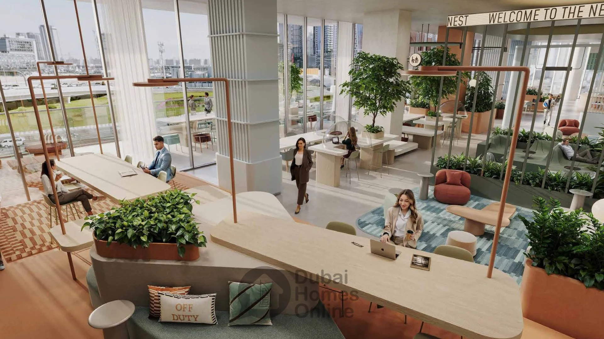 مكاتب اتش كيو من روف من شركة إرث للبيع في الخليج التجاري دبي