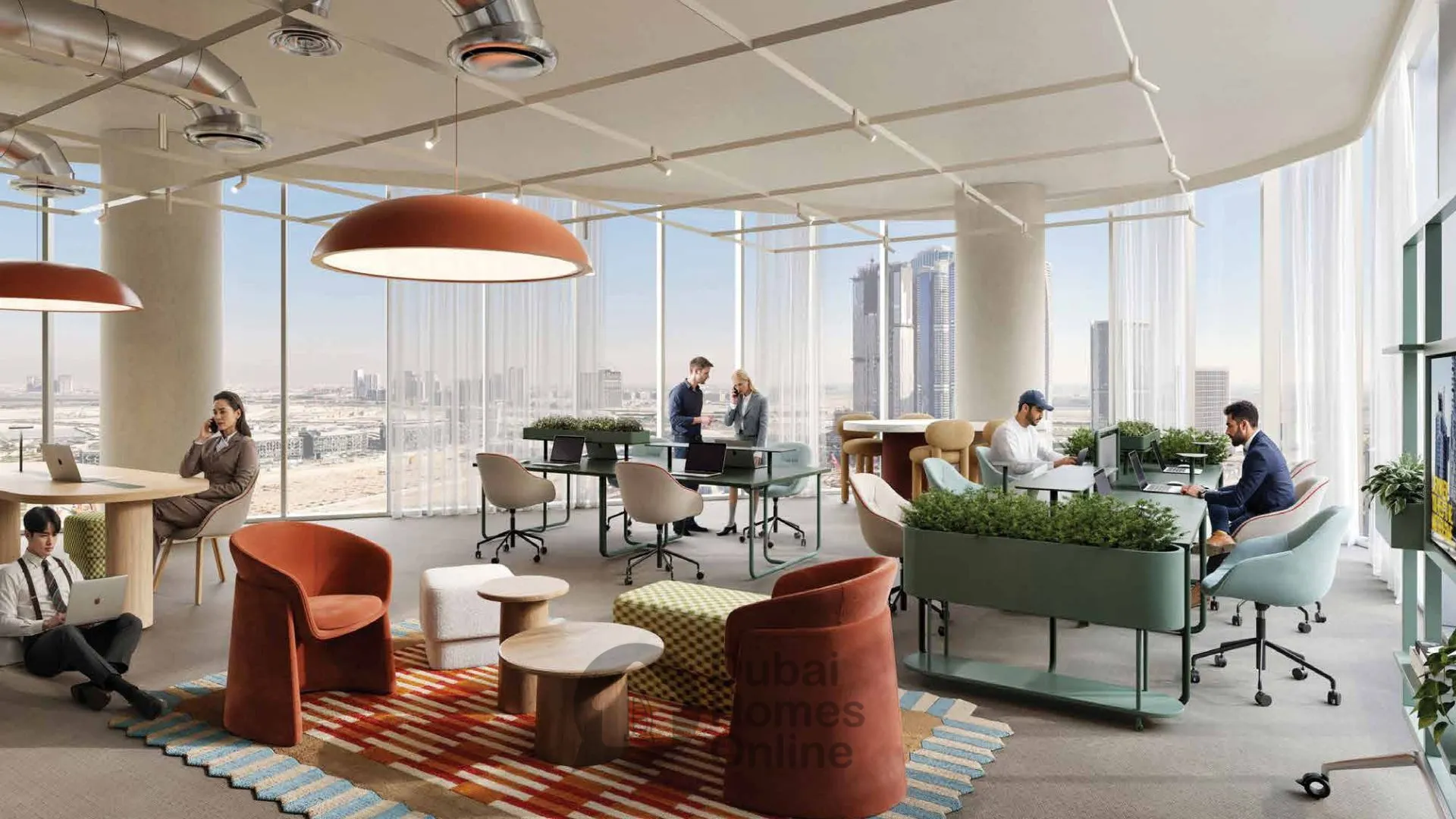 مكاتب اتش كيو من روف من شركة إرث للبيع في الخليج التجاري دبي