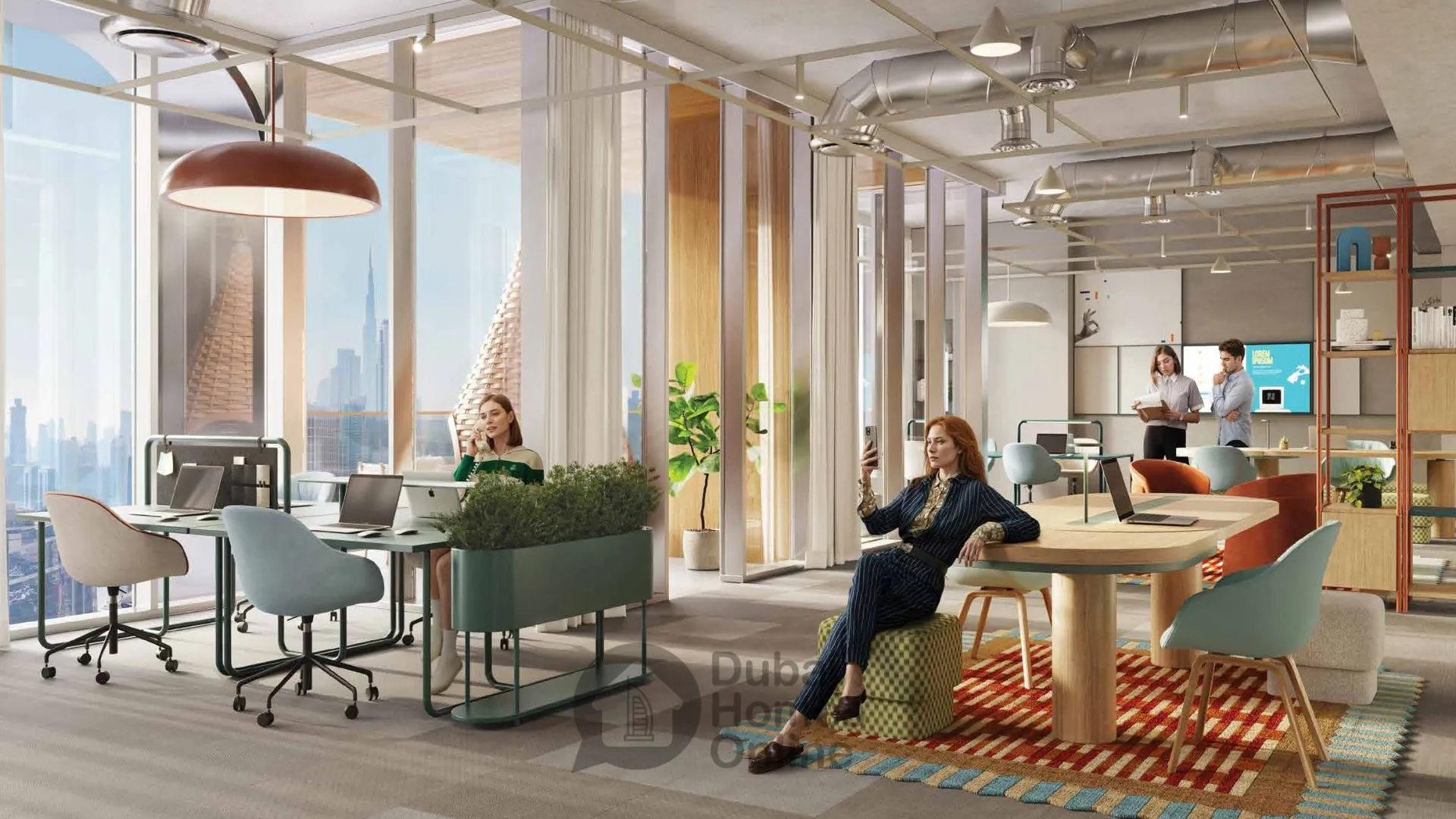 مكاتب اتش كيو من روف من شركة إرث للبيع في الخليج التجاري دبي