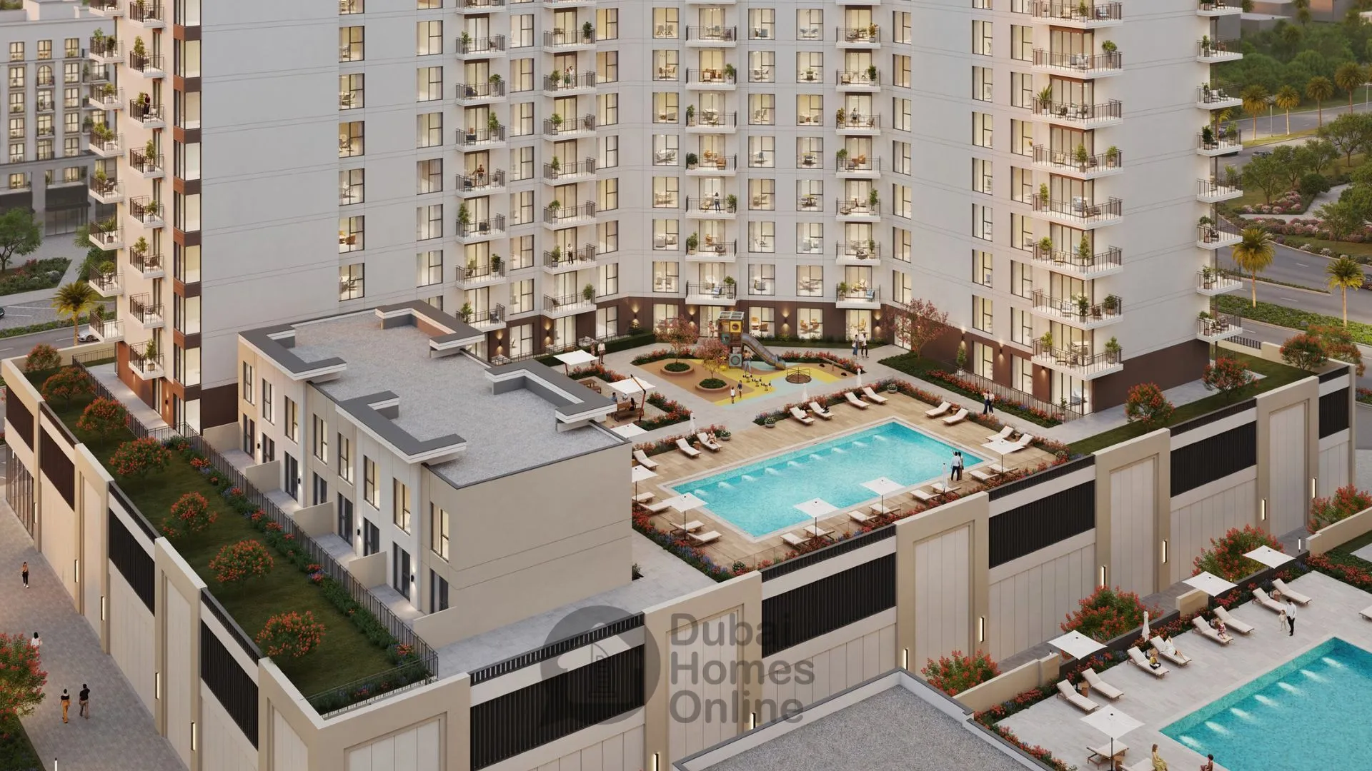 Nshama Rosewell Apartments For Sale at Town Square Dubai