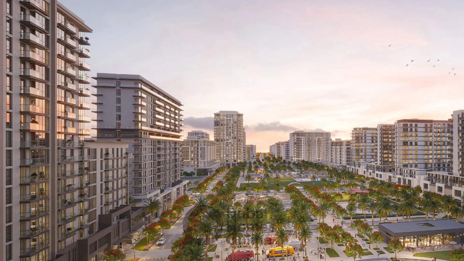 Nshama Rosewell Apartments For Sale at Town Square Dubai