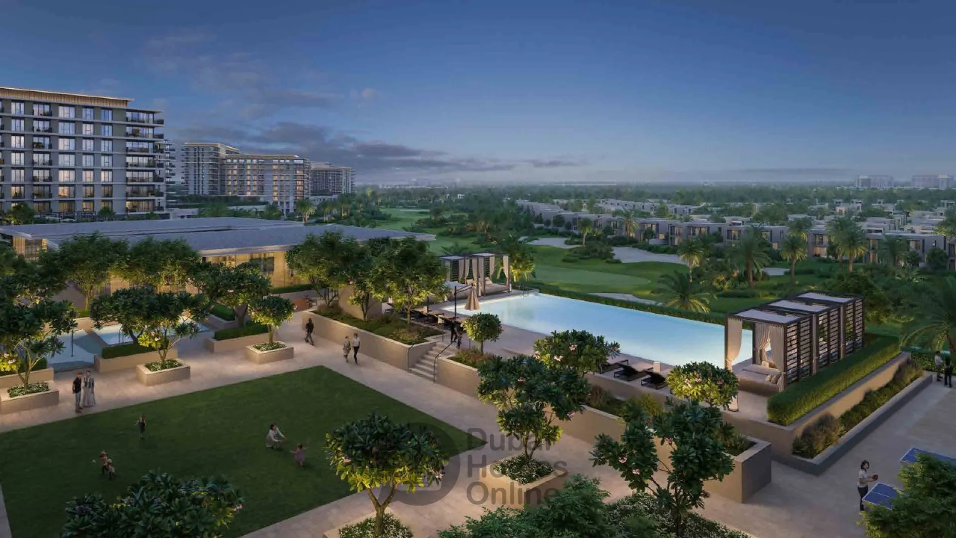 خرید آپارتمان‌ و تاون هاوس در پروژه گلف هیلز در اعمار ساوت