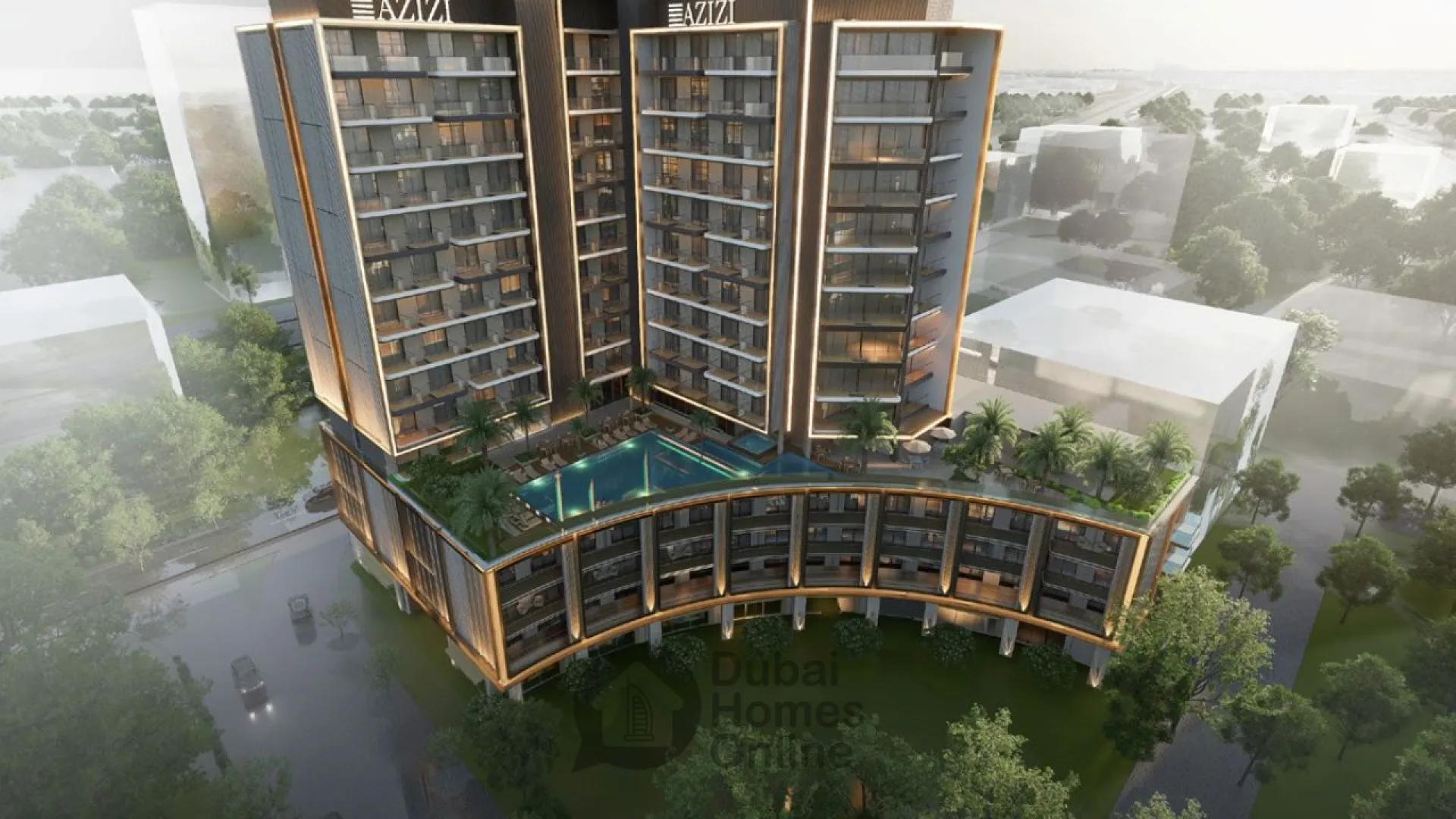 خرید آپارتمان‌ در پروژه عزیزی جبرئیل در جبل علی دبی