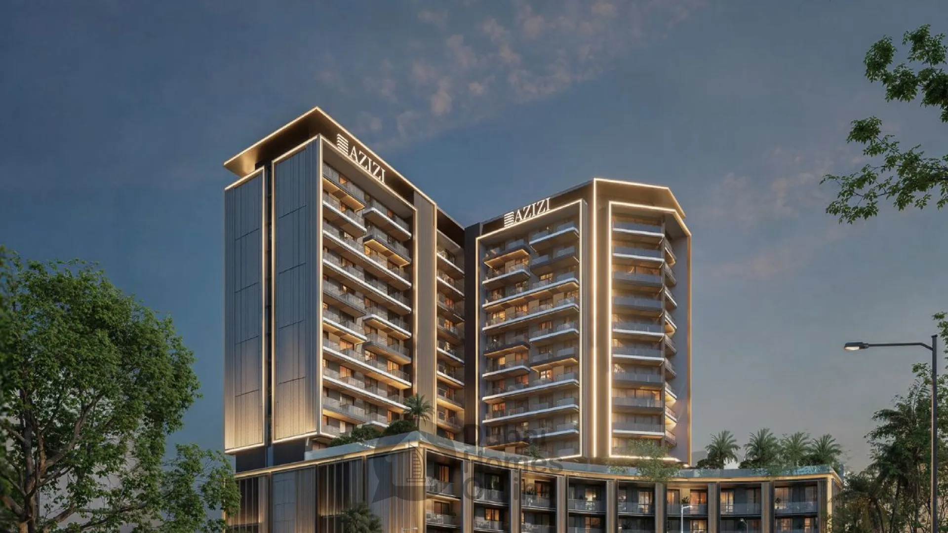 خرید آپارتمان‌ در پروژه عزیزی جبرئیل در جبل علی دبی