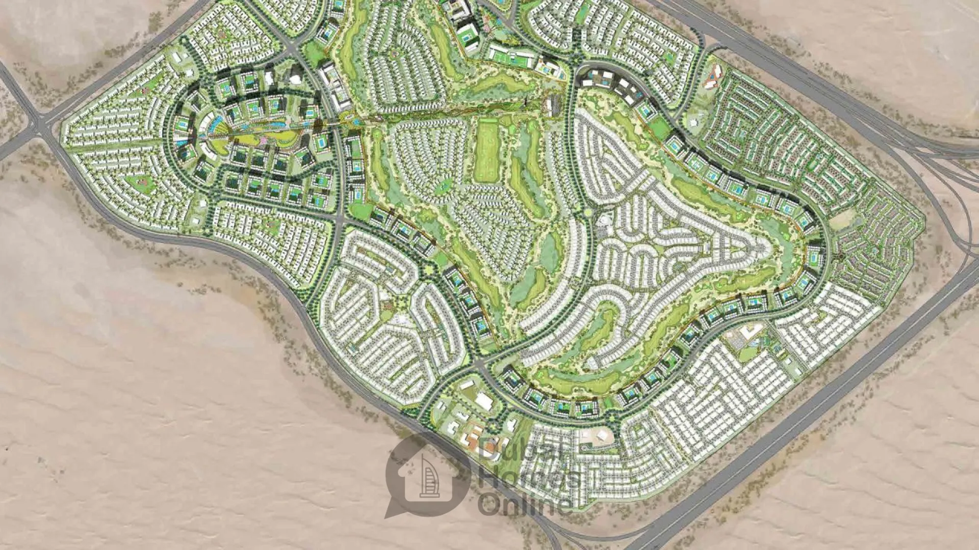 خرید آپارتمان‌ و تاون هاوس در پروژه گلف هیلز ۲ در اعمار ساوت