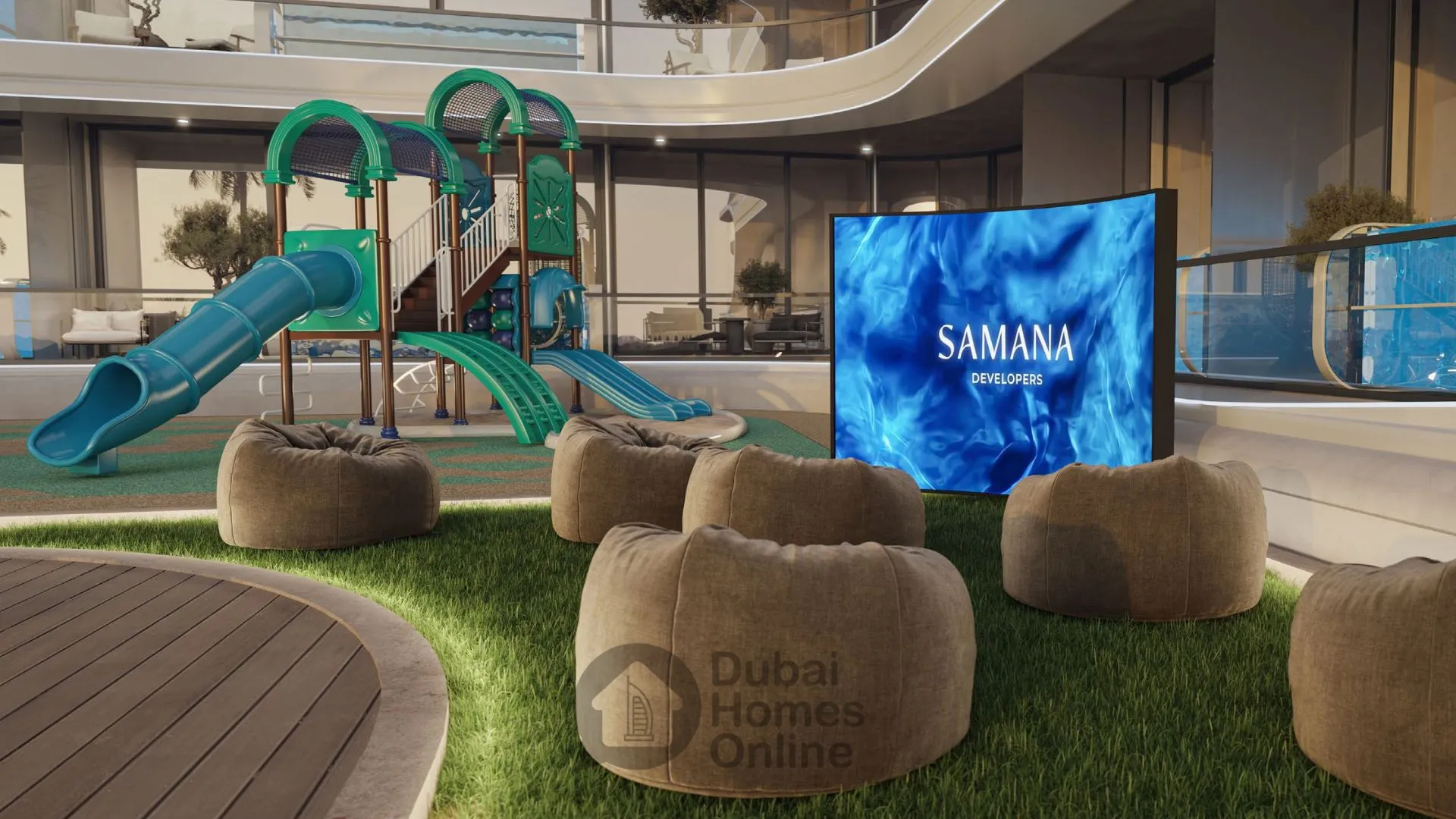 Samana Boulevard Heights Apartments For Sale at Dubailand