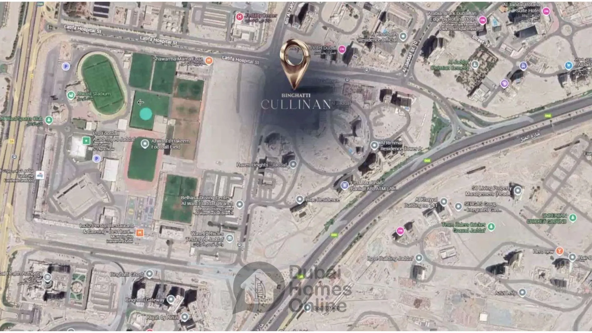 خرید آپارتمان‌ در پروژه بن غاطی کولینان در الجداف دبی