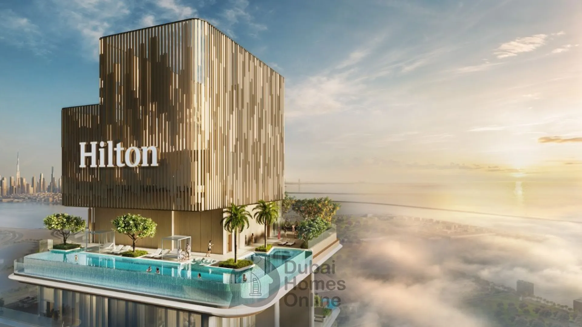 هيلتون ريزيدنسز من بريستيج ون للبيع في مدينة دبي الملاحية