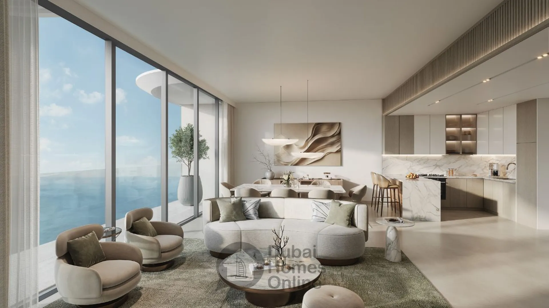 هيلتون ريزيدنسز من بريستيج ون للبيع في مدينة دبي الملاحية