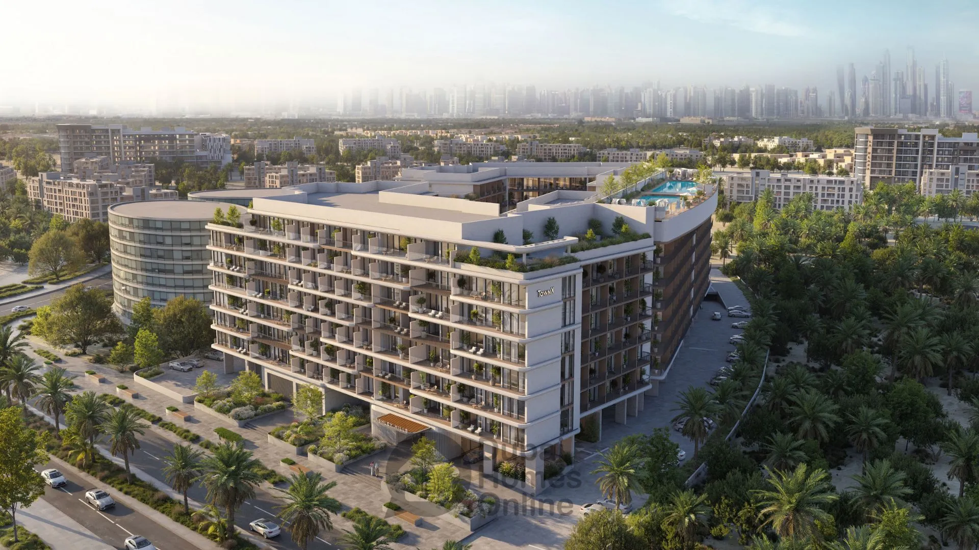 خرید آپارتمان‌ در پروژه اشلی هیلز از تاونکس در ارجان دبی