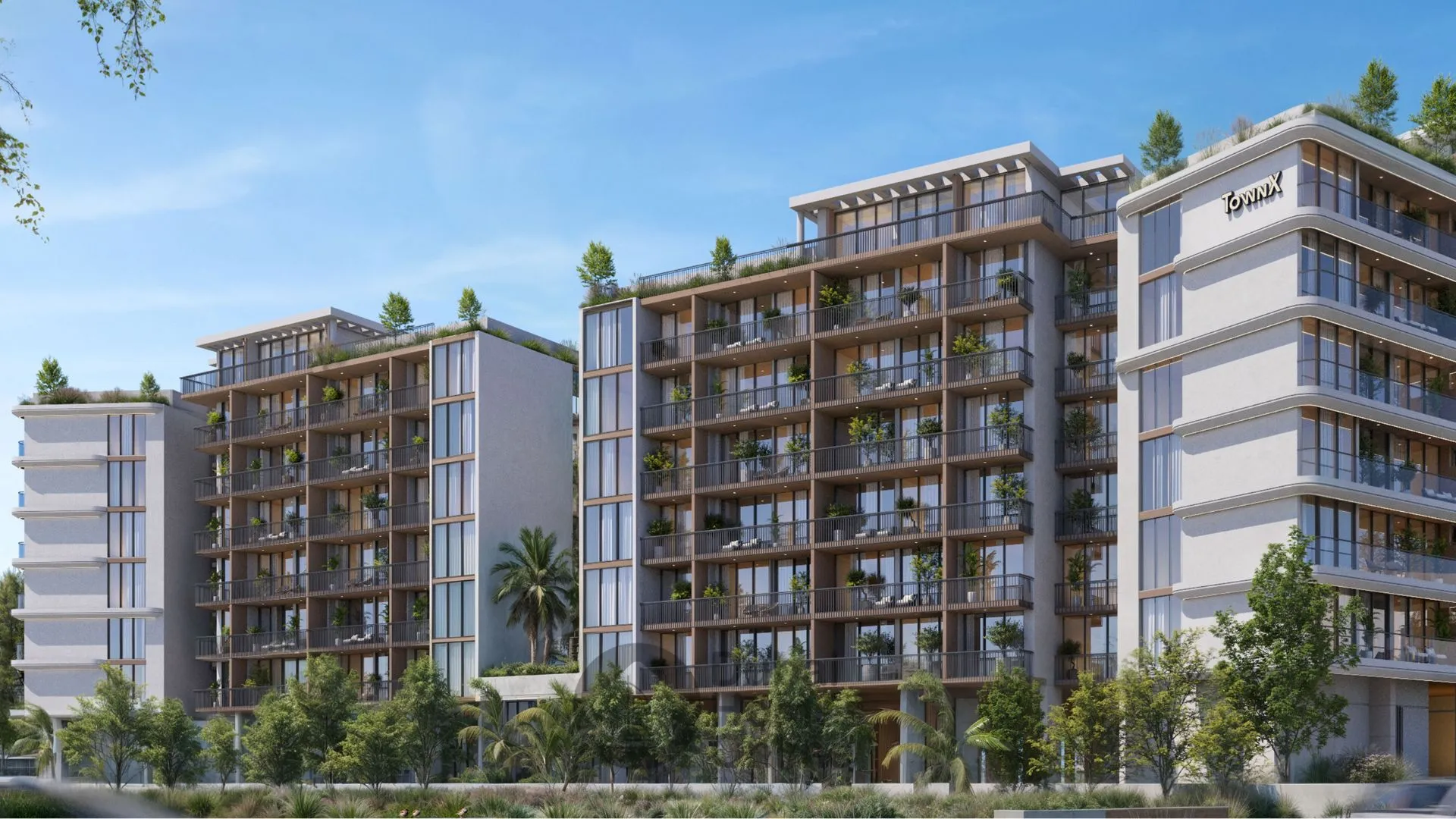 مشروع شقق آشلي هيلز من تاونكس للبيع في أرجان دبي