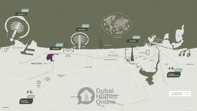 مشروع الوصل جيت من بانثيون للبيع في منطقة جبل علي دبي