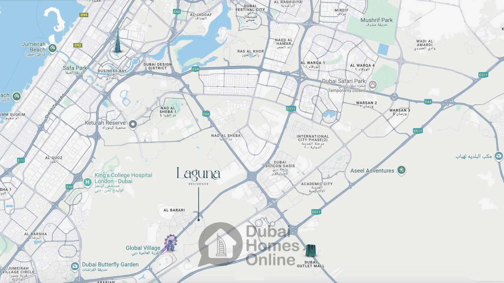Laguna Residence By ONE Development For Sale at Dubailand