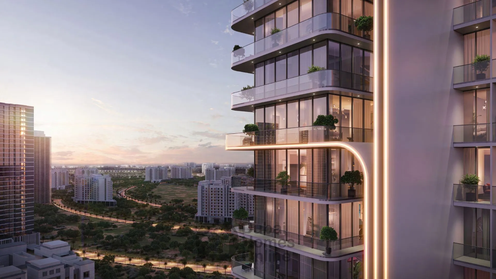 مشروع شقق سنترال أبتاون للبيع من أكوا في أرجان دبي